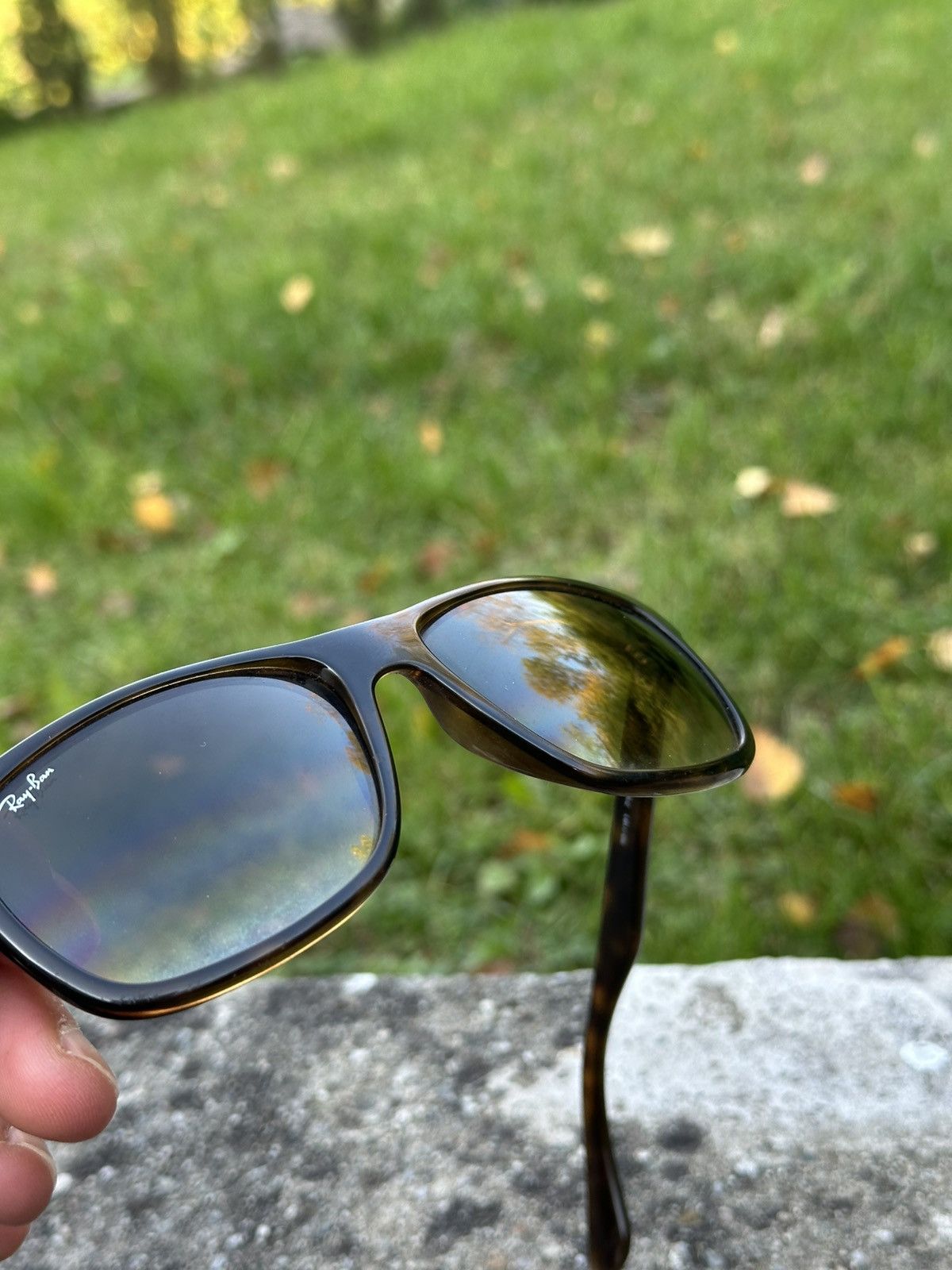 RayBan Vintage RayBan Sunglasses RB4181 Brown Size ONE SIZE - 10 Thumbnail