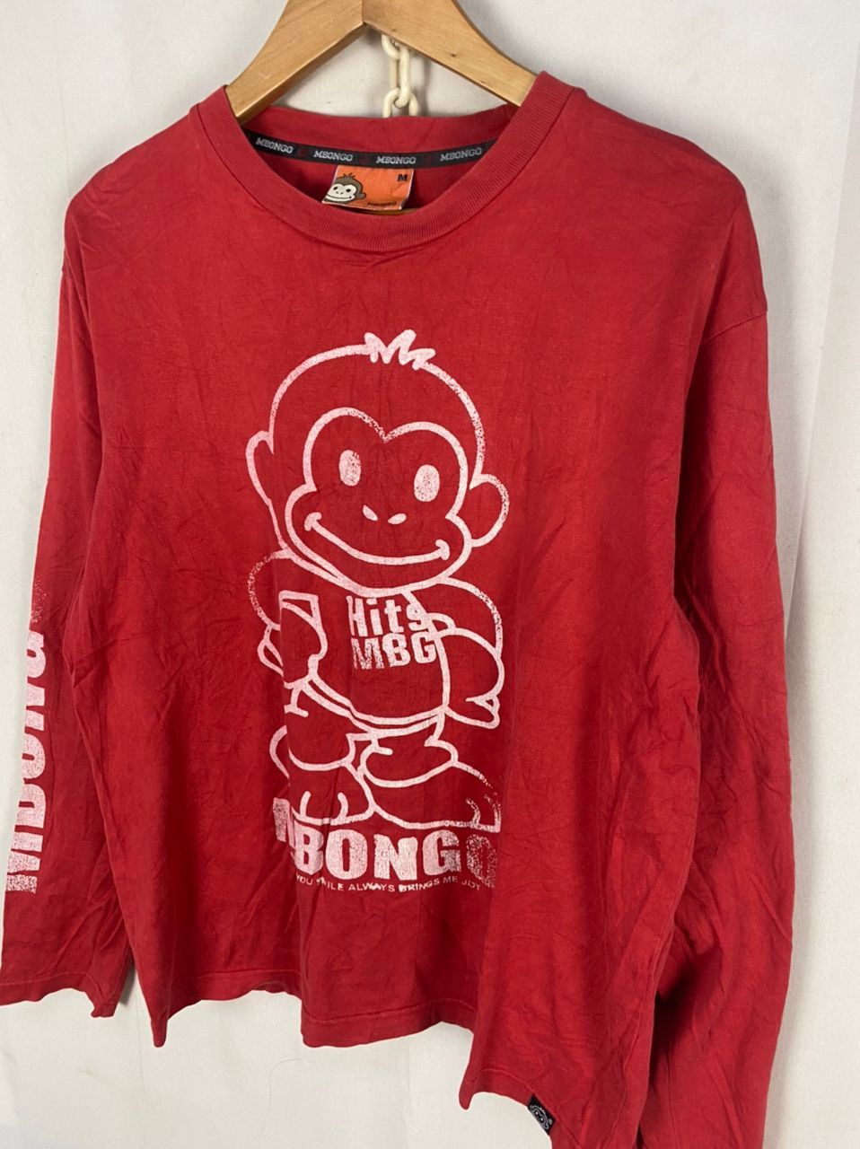 Japanese Brand Mbongo printed long sleeve tshirt Size US M / EU 48-50 / 2 - 3 Thumbnail