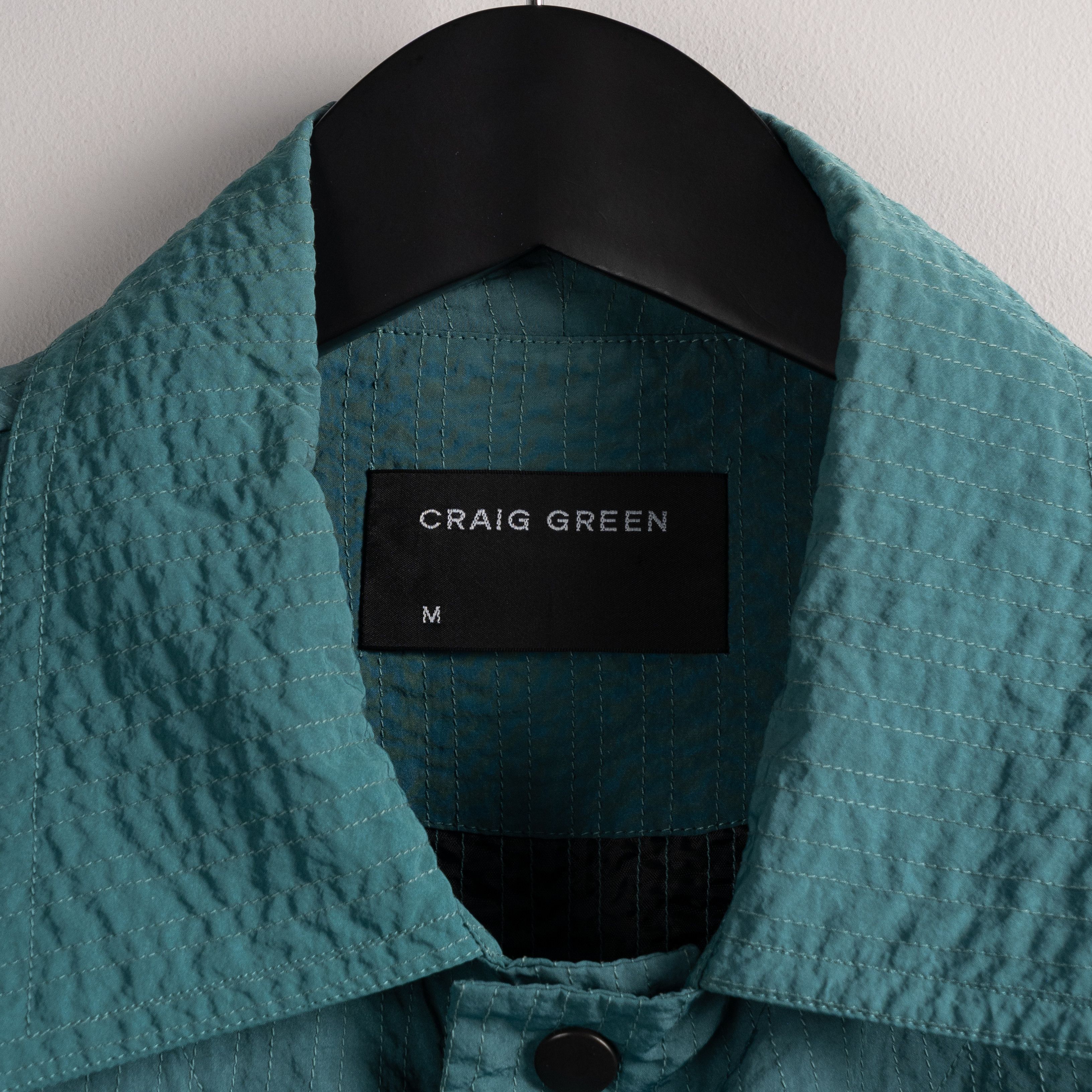 Craig Green Craig Green AW19 Linestitch Worker Jacket Green Size US M / EU 48-50 / 2 - 16 Thumbnail