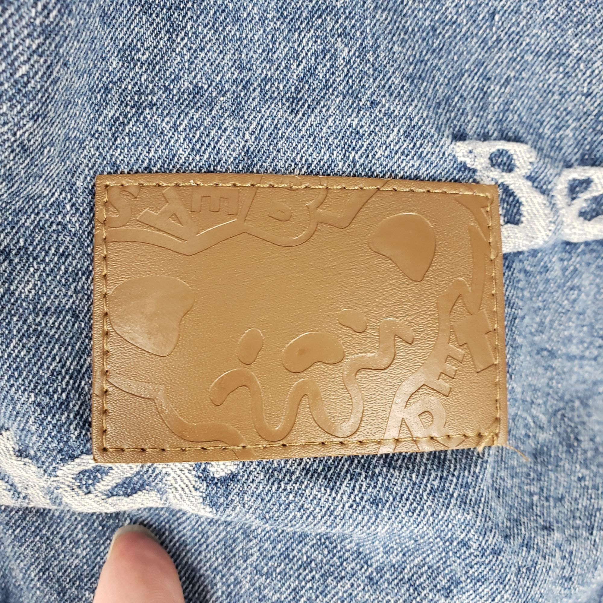 Grateful Dead Beaster x Grateful Dead Dancing Bear Denim Trucker Jean Jack Size US S / EU 44-46 / 1 - 11 Thumbnail