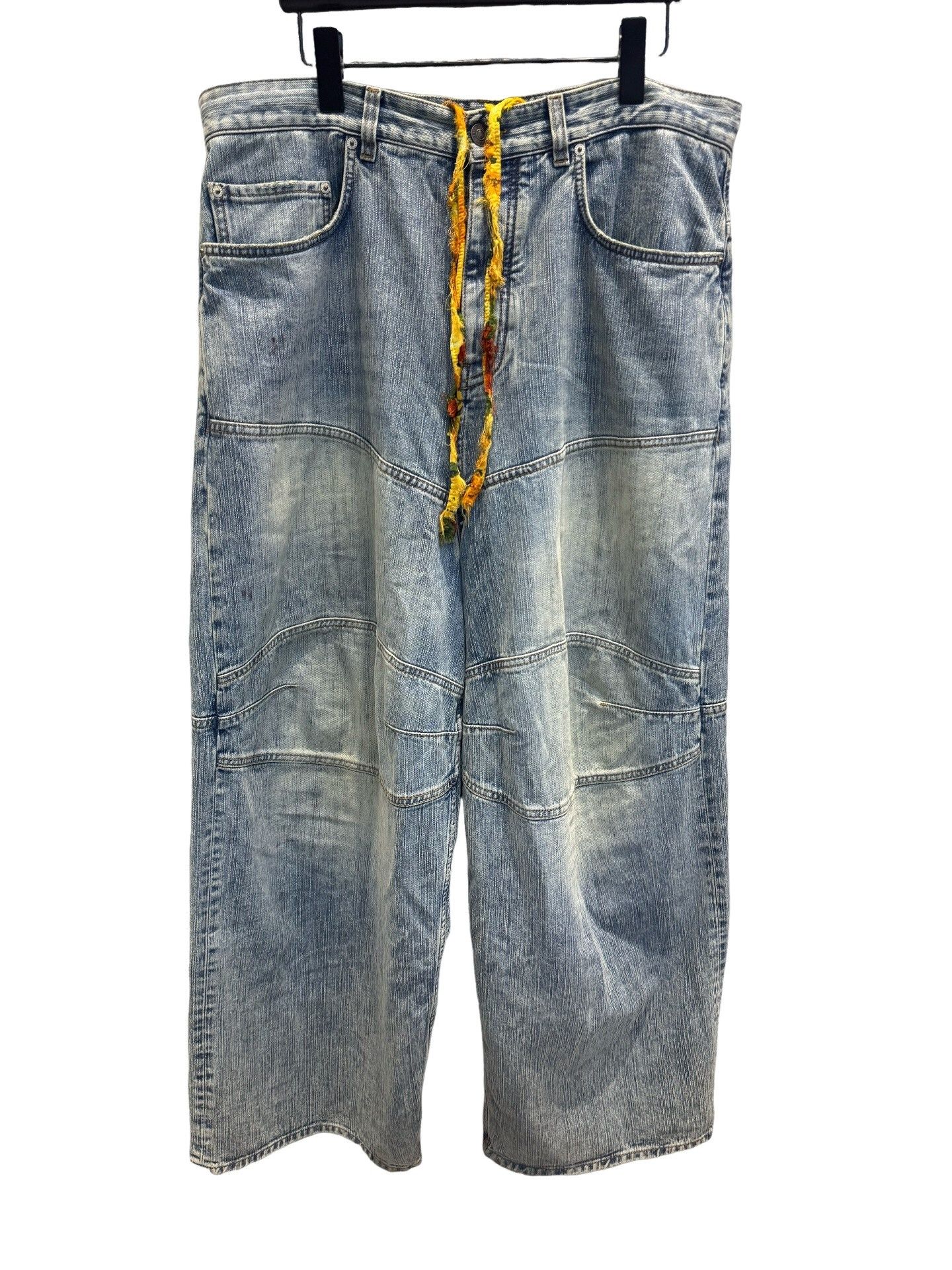 Balenciaga Balenciaga Paneled Denim Jeans Size 30 Size US 30 / EU 46 - 1 Thumbnail