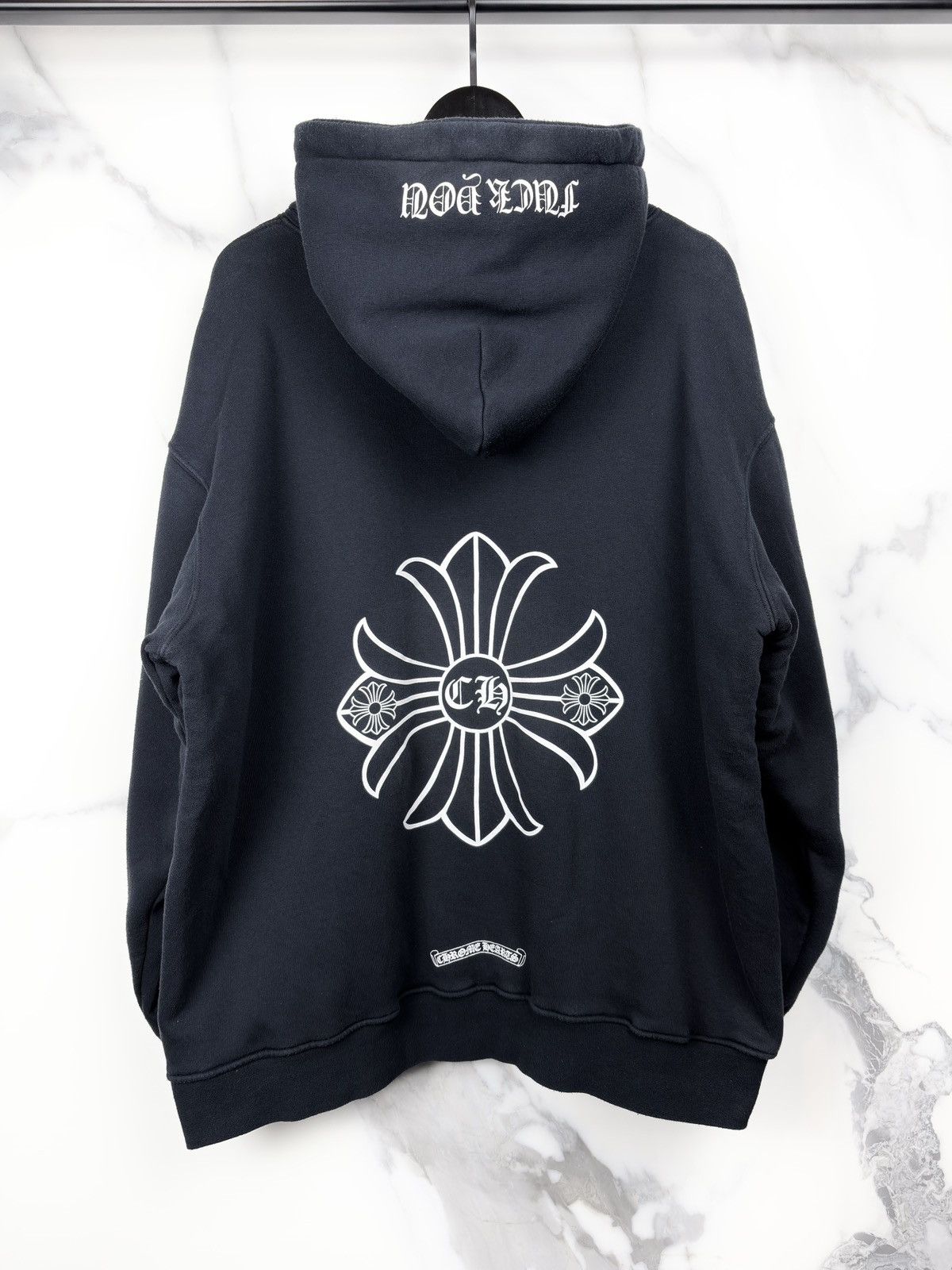 Chrome Hearts Chrome Hearts Vintage Cross Plus Heavy Thermal Zip Up Hoodie Size US XXL / EU 58 / 5 - 3 Thumbnail