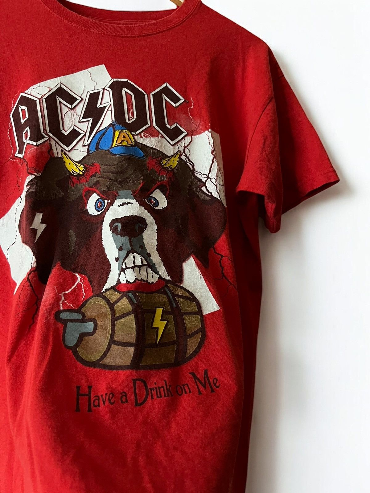 AC/DC × Band Tees × Vintage AC/DC “ZURICH OR BUST” 2015 TOUR TEE VINTAGE T SHIRT ROCK Size US M / EU 48-50 / 2 - 4 Thumbnail