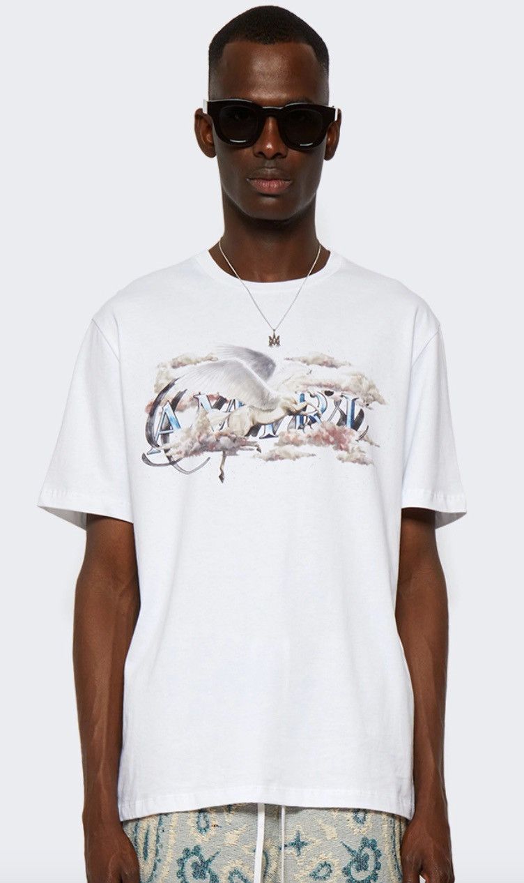 Amiri Amiri Pegasus Logo T-Shirt NEW 550$ Size US L / EU 52-54 / 3 - 2 Thumbnail
