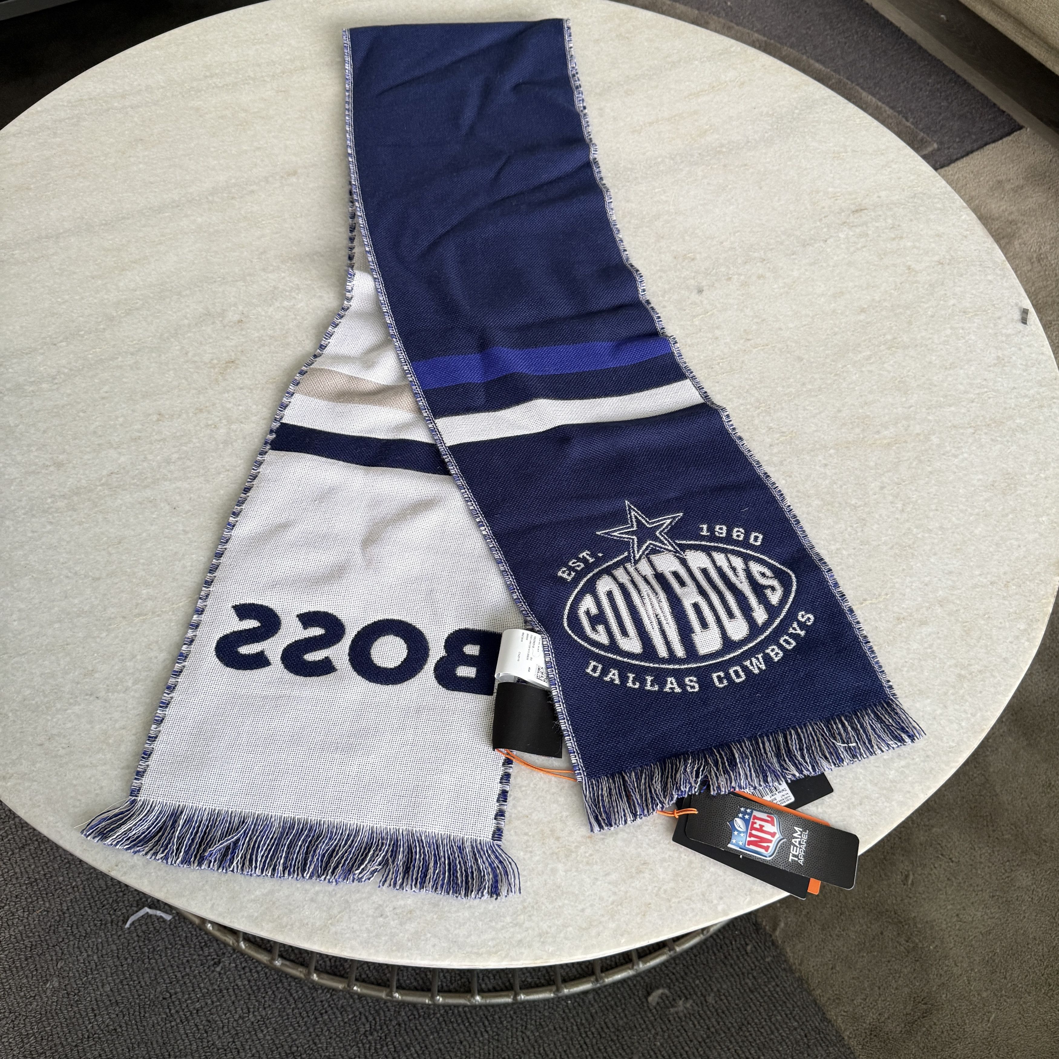 Hugo Boss Hugo Boss NFL COWBOYS Scarf, Wool-blend, Made in Italy Size ONE SIZE - 2 Thumbnail
