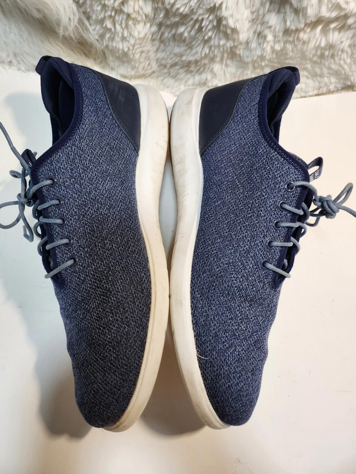 Cole Haan Cole Haan Men's Size 13 M Navy Blue Knit Oxford Sneakers Size US 13 / EU 46 - 4 Thumbnail