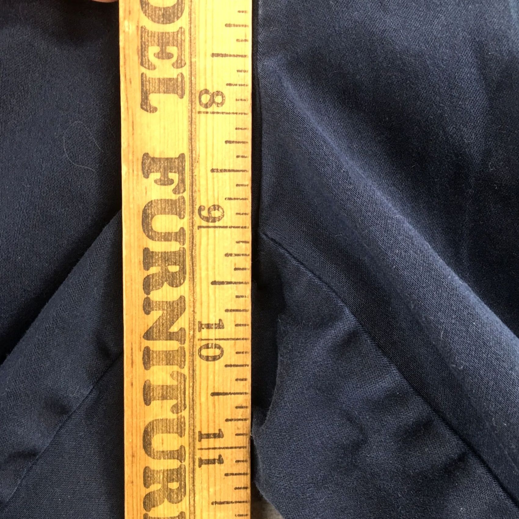 Banana Republic Banana Republic Chino Pants Womens Petite 8 Blue Mid Rise Stretch Size 30" / US 8 / IT 44 - 6 Thumbnail