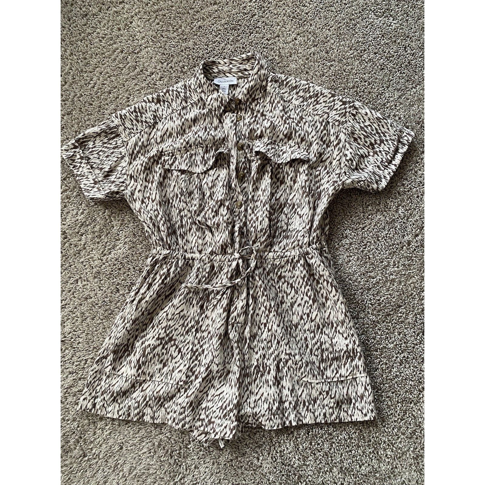 Calvin Klein Calvin Klein Short Jumpsuit Woman sz 8 Size 30" / US 8 / IT 44 - 3 Thumbnail
