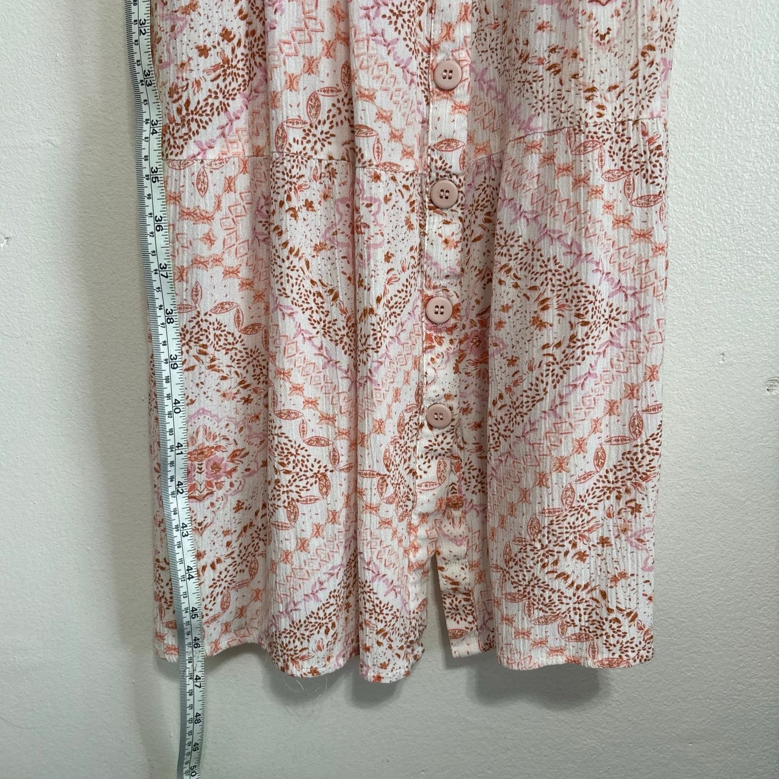 Other Pink Rose Geometric and Floral Midi Sundress Size M Size M / US 6-8 / IT 42-44 - 4 Thumbnail