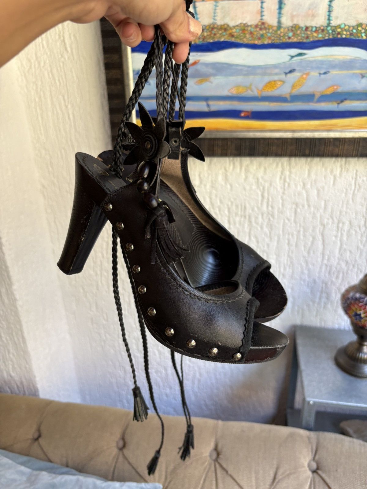 Vintage Fornarina heels Size US 6 / IT 36 - 15 Thumbnail