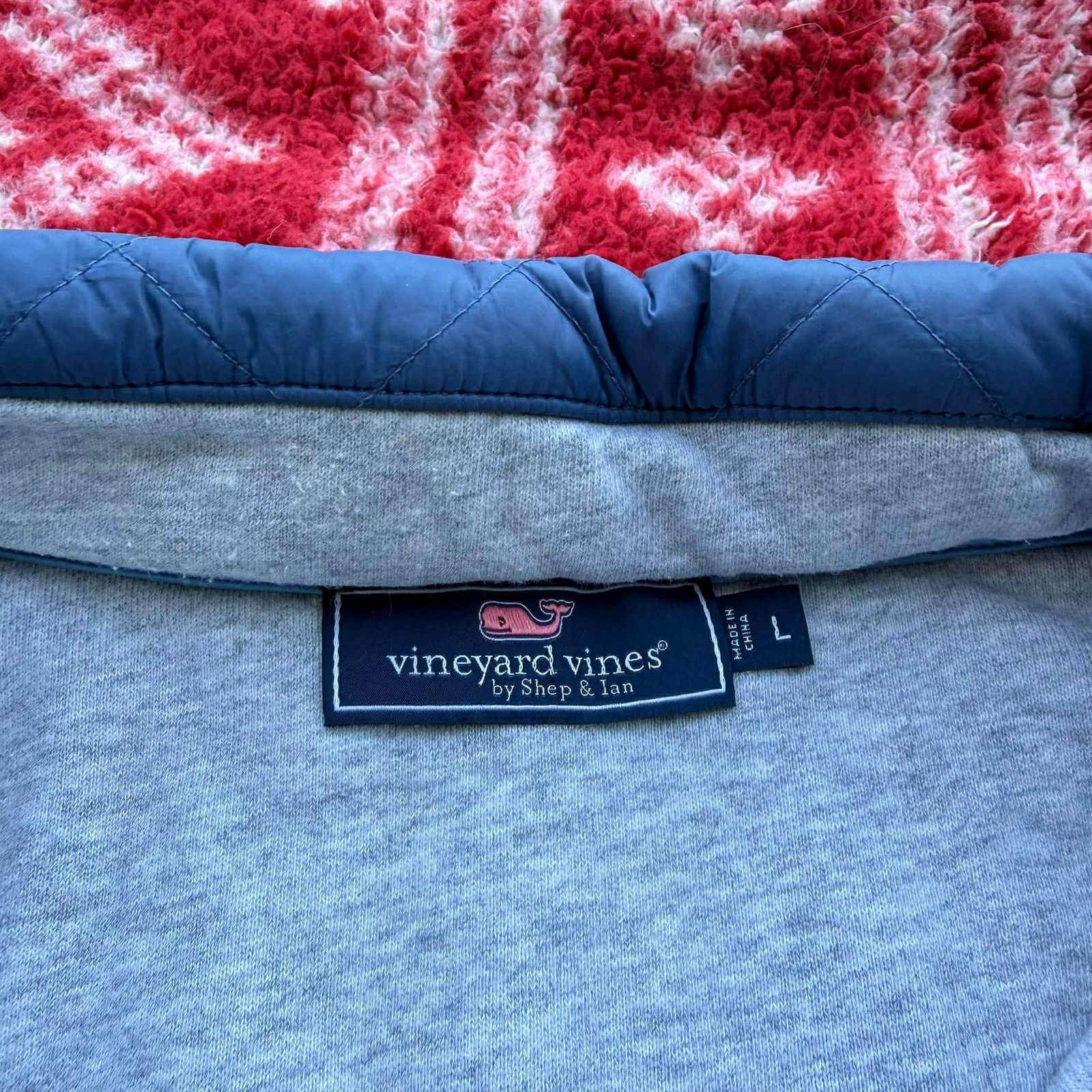 Vineyard Vines Vineyard Vines Shep Shirt Mens Large Gray Performance Snap Size US L / EU 52-54 / 3 - 6 Thumbnail