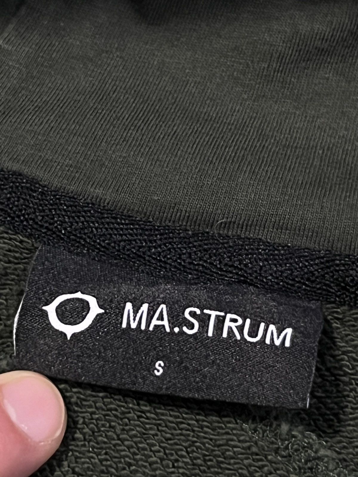MA.STRUM MA.STRUM Khaki Hoodie Size US S / EU 44-46 / 1 - 5 Thumbnail