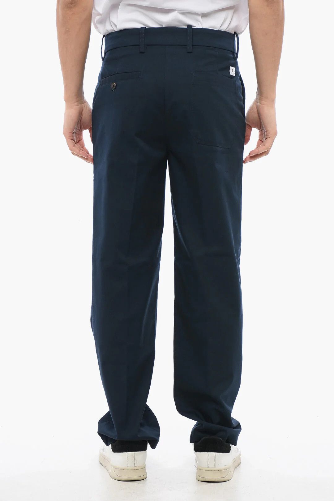 DEPARTMENT5 og1mm0326 Casual Twill 4-Pocket Pant in Blue Size US 33 - 6 Thumbnail