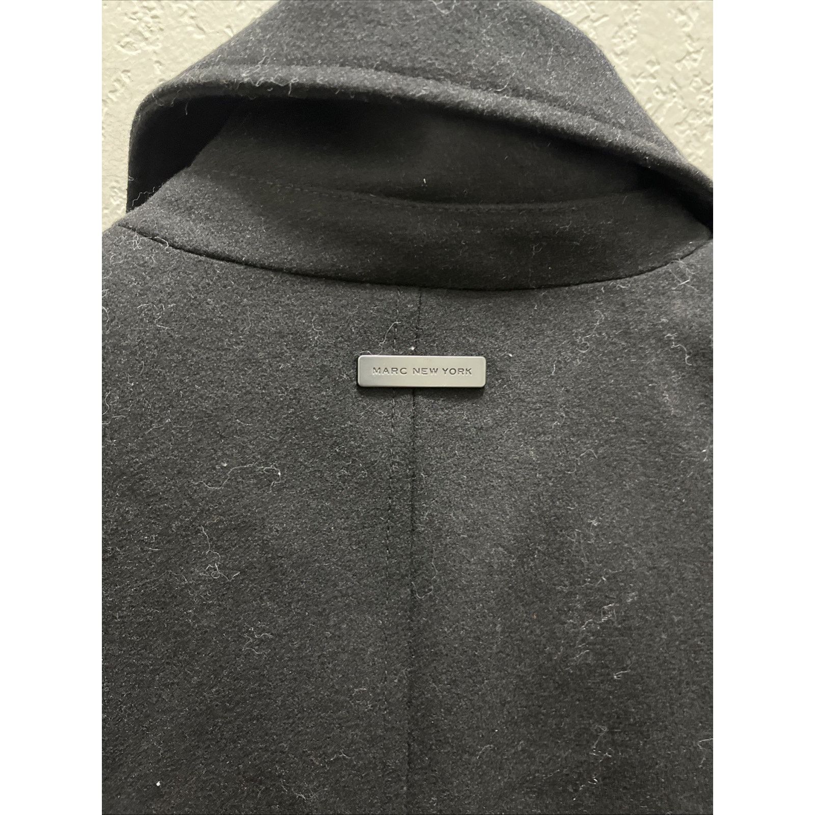Andrew Marc Andrew Marc NY Men Large Sheffield Wool Coat-Mid Full Black Size US L / EU 52-54 / 3 - 8 Thumbnail