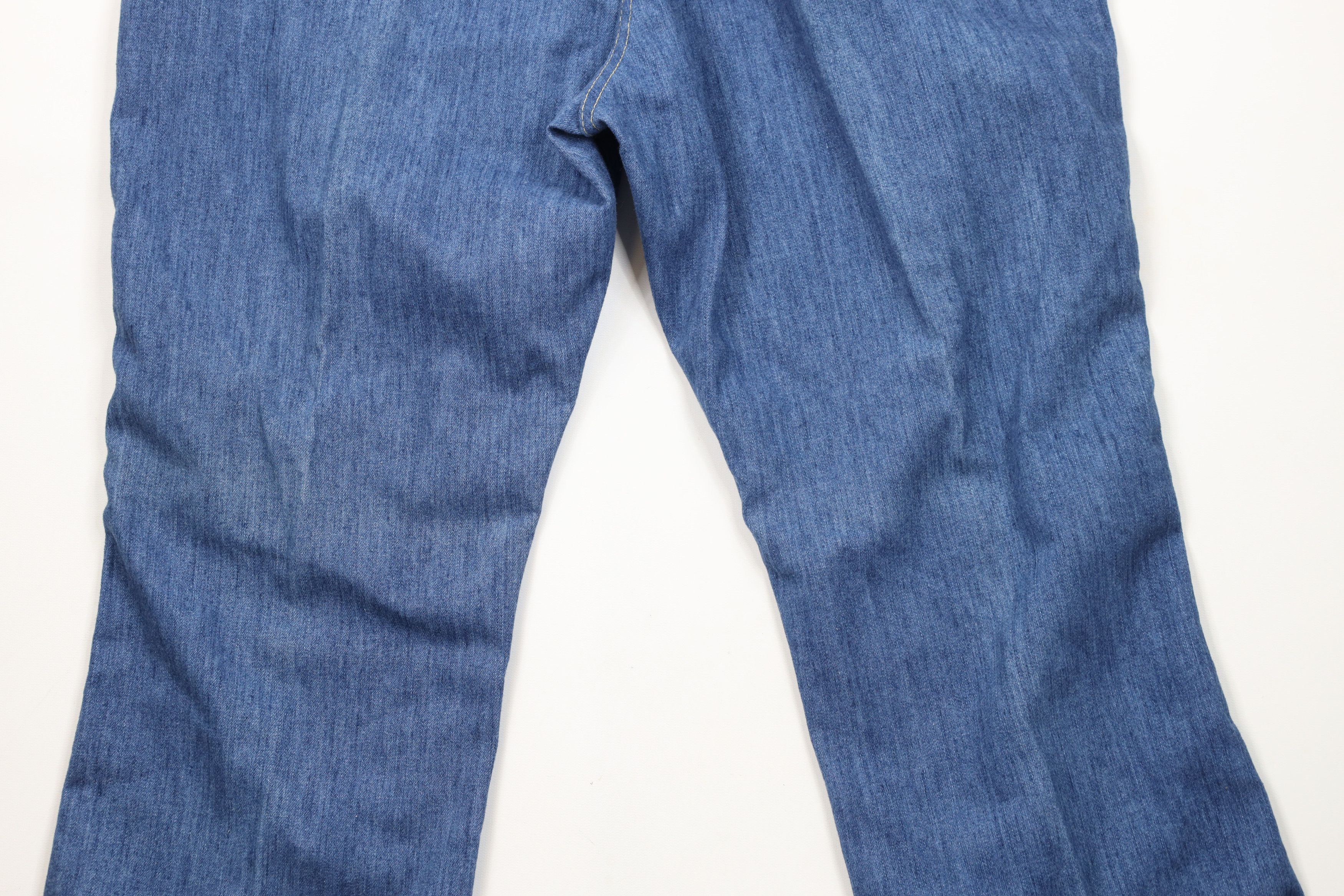 Vintage Vintage 70s Streetwear Wide Leg Bell Bottoms Denim Jeans USA Size US 38 / EU 54 - 11 Thumbnail