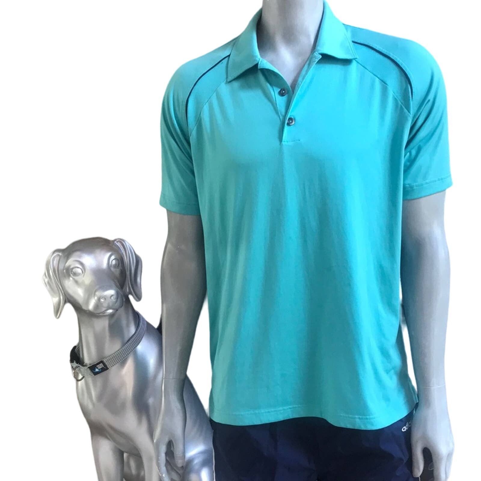 Adidas adidas Green Golf Short Sleeve Polo Shirt Men's M Size US M / EU 48-50 / 2 - 1 Thumbnail
