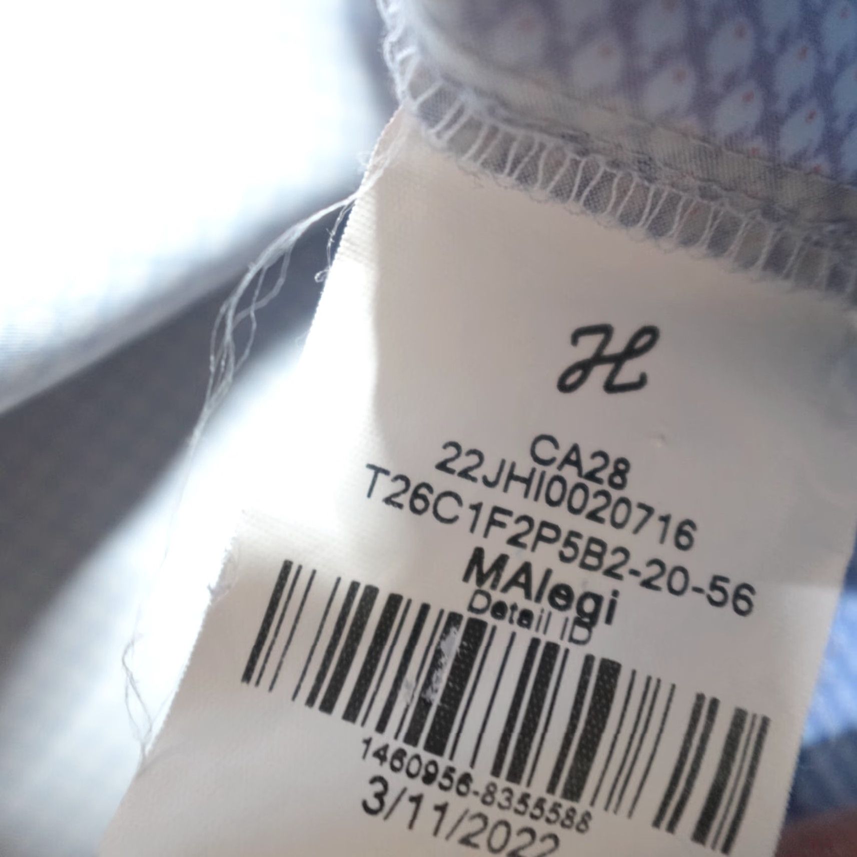 Vintage J.Hilburn Shirt 2XL Blue Fishes All Over Print Performance Nylon Elastane Shirt Geometric Long Sleeve Button-Up Mens 2XL Blue Size US XXL / EU 58 / 5 - 5 Thumbnail