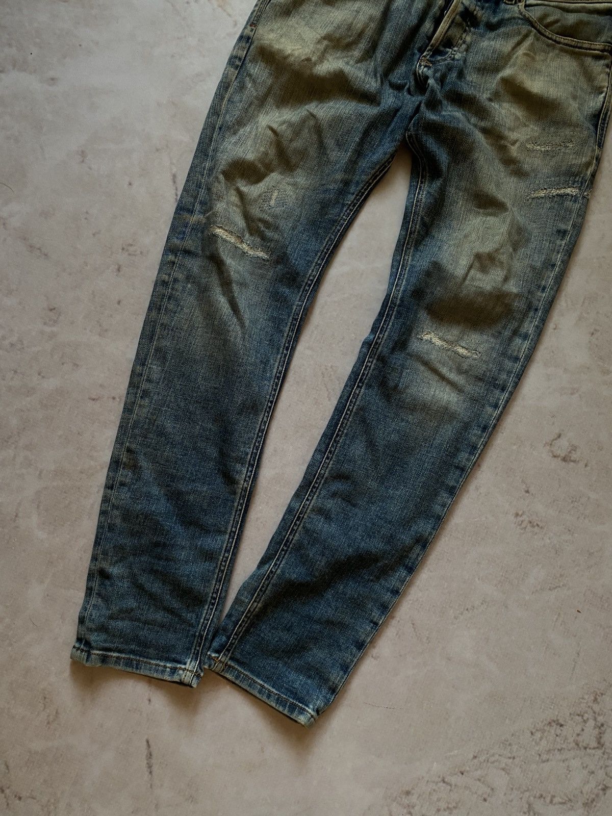 Diesel × Faded Glory Diesel Vintage Faded Denim Skinny Pants Avant Garde style Size US 31 - 3 Thumbnail