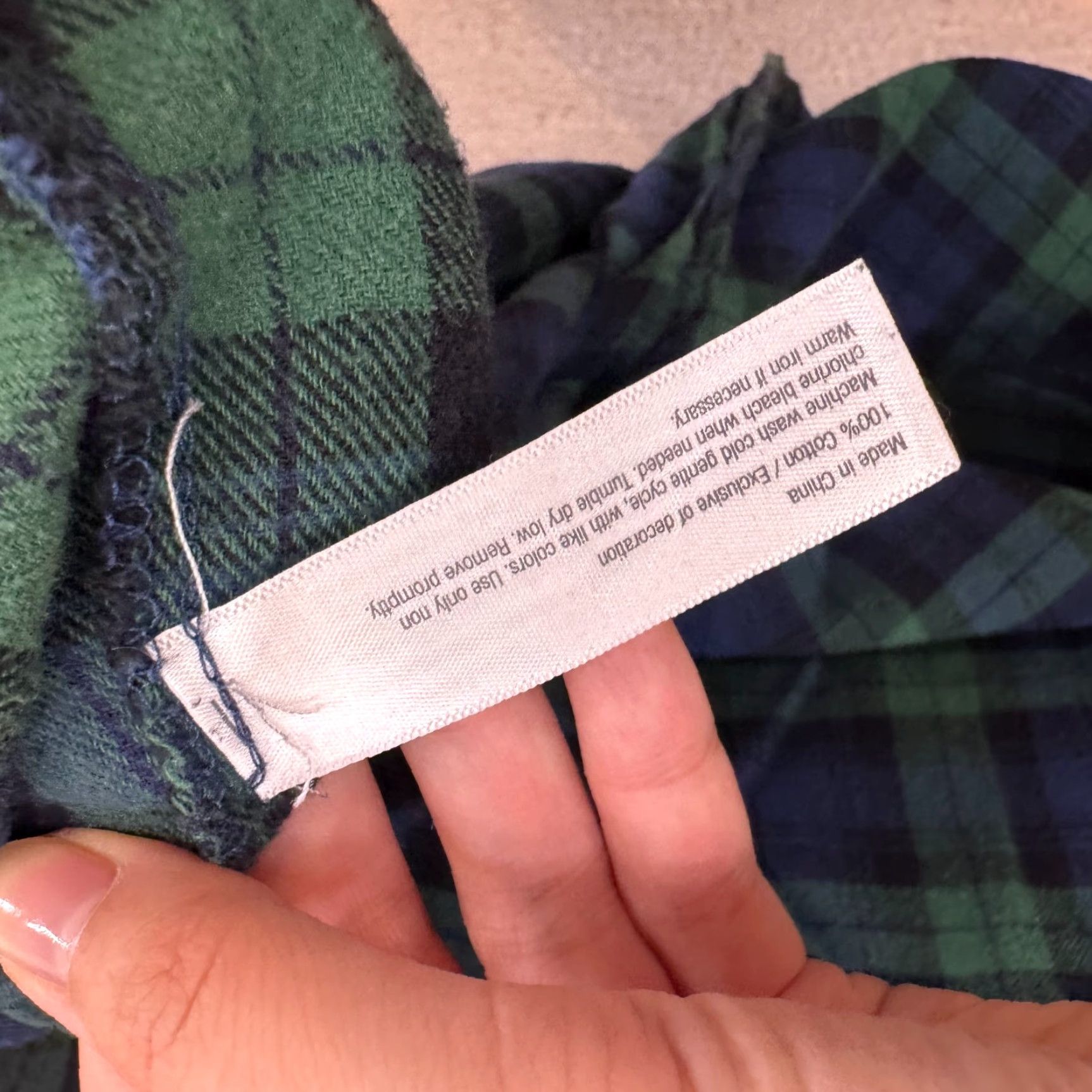 Vintage VINTAGE Y2K Night Gown Pajama Sleep Dress L Navy Green Plaid Cottagecore Celestial Dreams Cotton Slip Womens Size L / US 10 / IT 46 - 6 Thumbnail