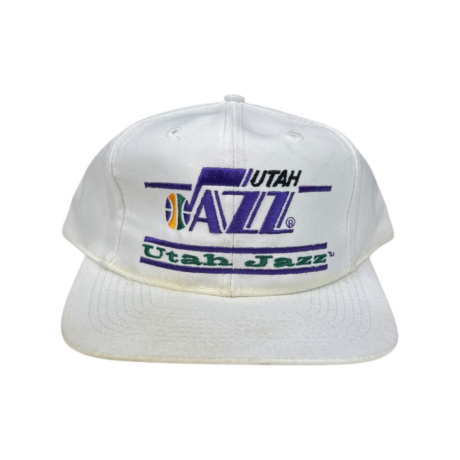 Vintage 90s The Game Utah Jazz Split Bar SnapBack