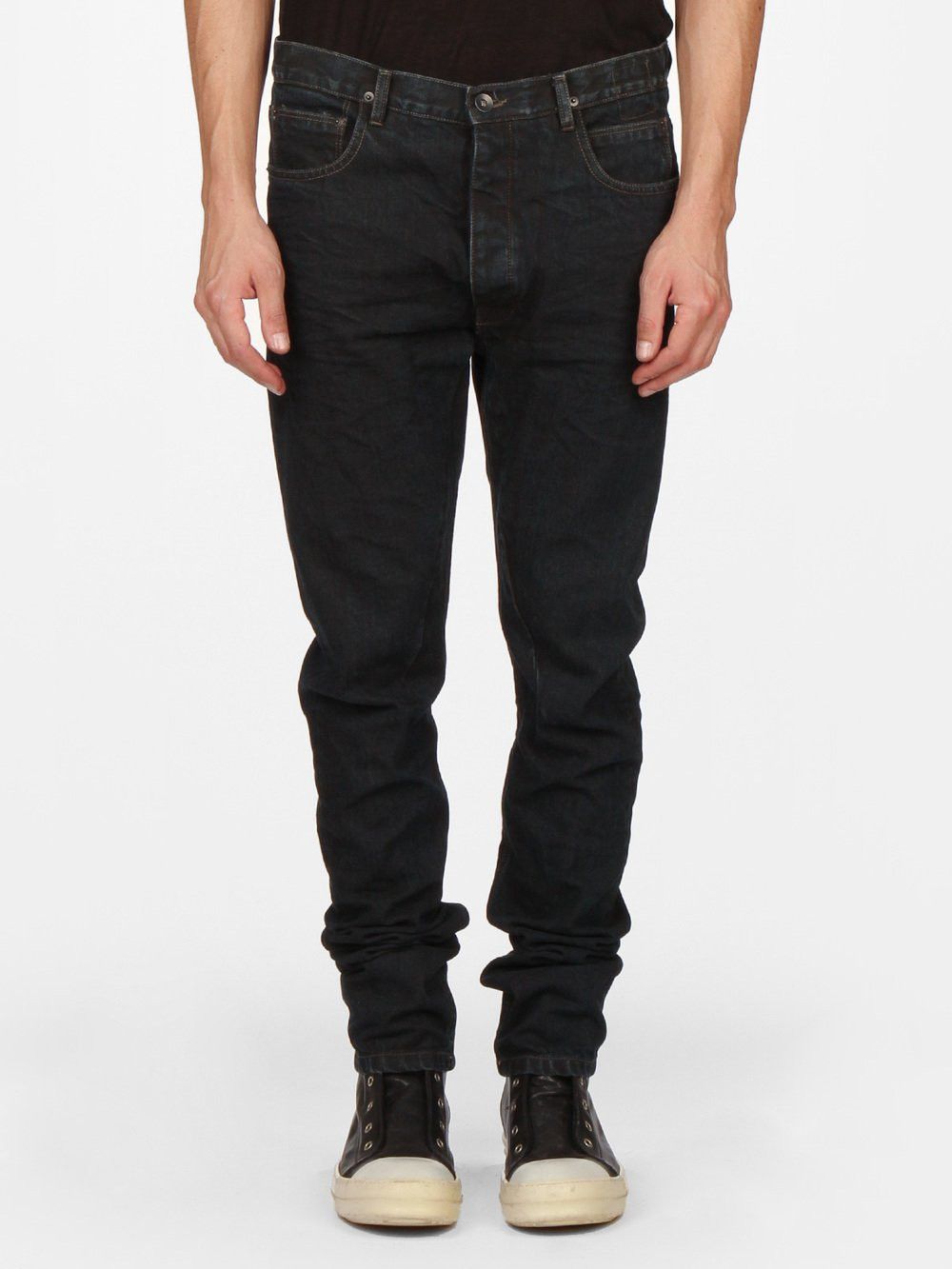 Rick Owens Drkshdw Hard Blue 'Torrence' Cut Jeans | Grailed Rick Owens Drkshdw Hard Blue 'Torrence' Cut Jeans | Grailed