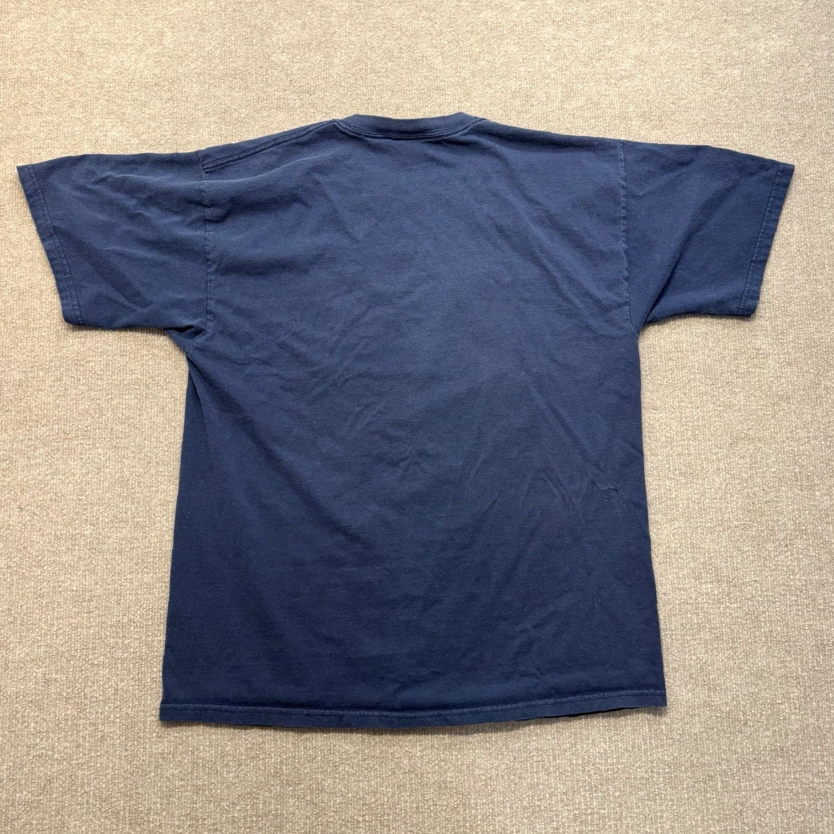 Vintage VINTAGE America T Shirt Mens XL Alabama Montevallo USA Blue Graphic Print Short Sleeve Crew Neck Regular Cotton USA Theme Size US XL / EU 56 / 4 - 8 Thumbnail