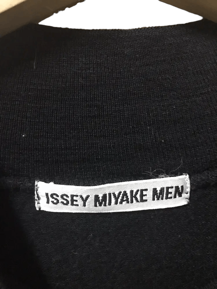 Issey Miyake Vintage 90's Issey Miyake Men Steve Jobs Mock Wool Tshirts Size US M / EU 48-50 / 2 - 7 Thumbnail