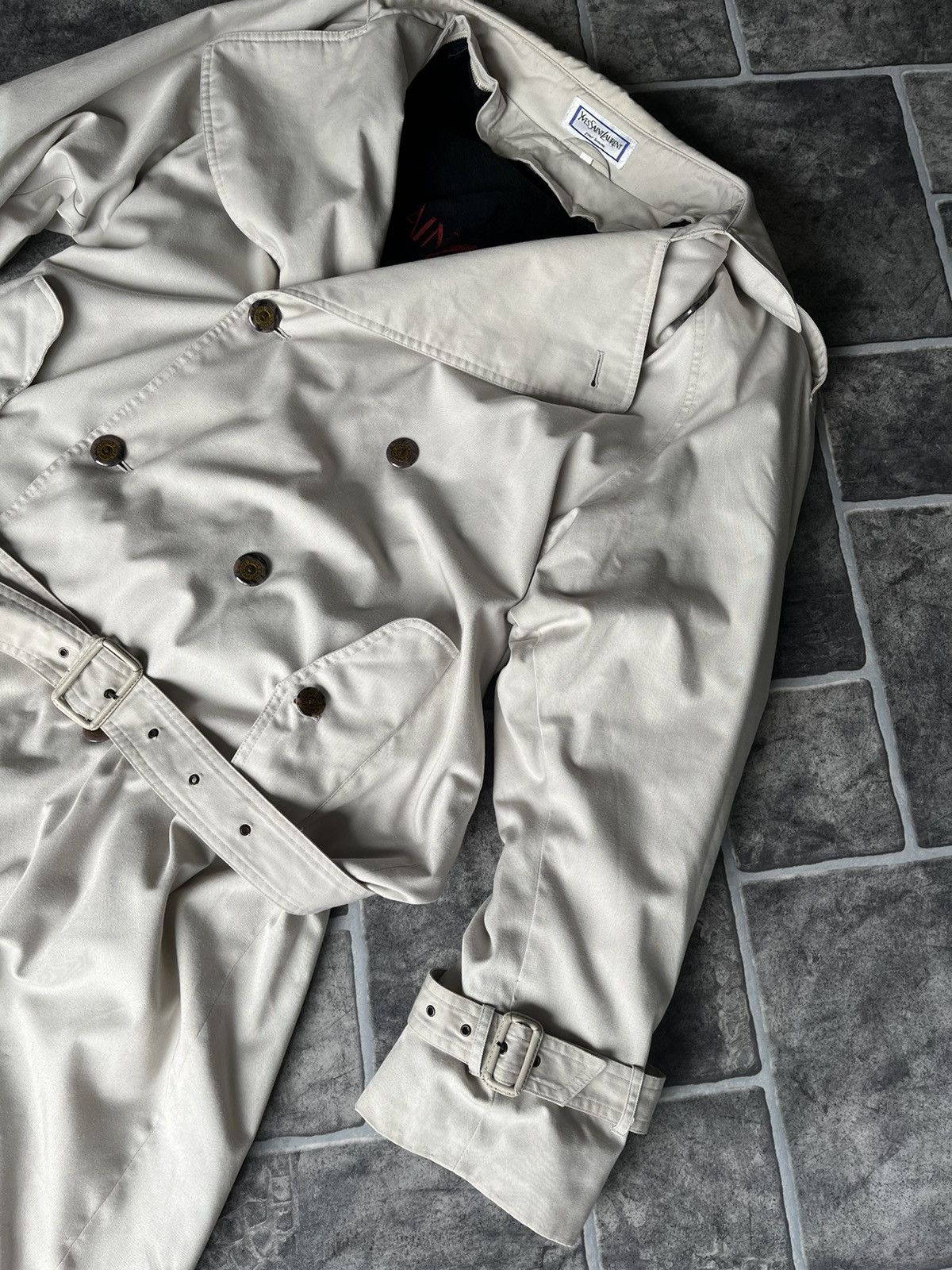 Vintage × Yves Saint Laurent Yves Saint Laurent Vintage trench coat Size L / US 10 / IT 46 - 5 Thumbnail