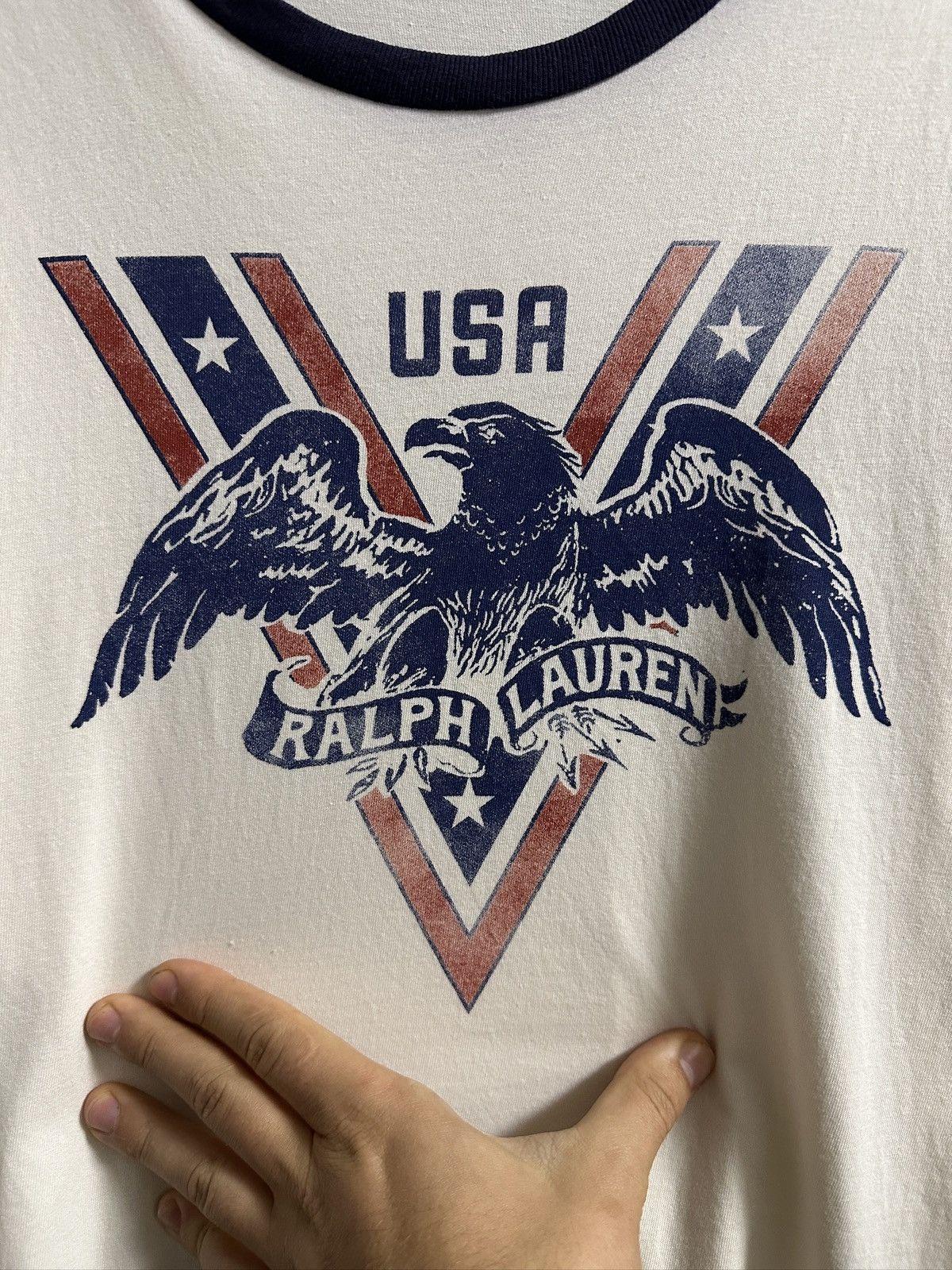 Denim & Supply Ralph Lauren Rare Vintage T-Shirt USA Ralph Lauren Denim & Supply Size US XXL / EU 58 / 5 - 2 Thumbnail