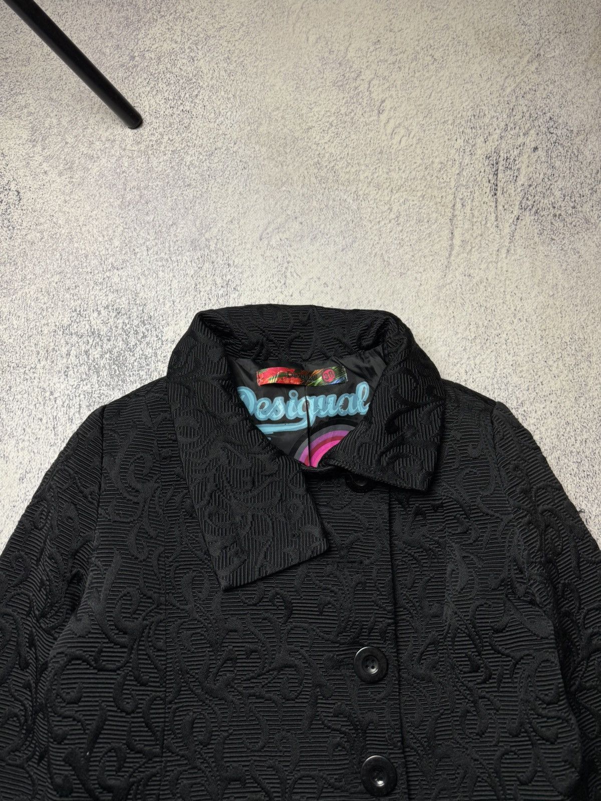 Desigual Ladies Desigual Multicolored Long Coat Size 38 Size XS / US 0-2 / IT 36-38 - 9 Thumbnail
