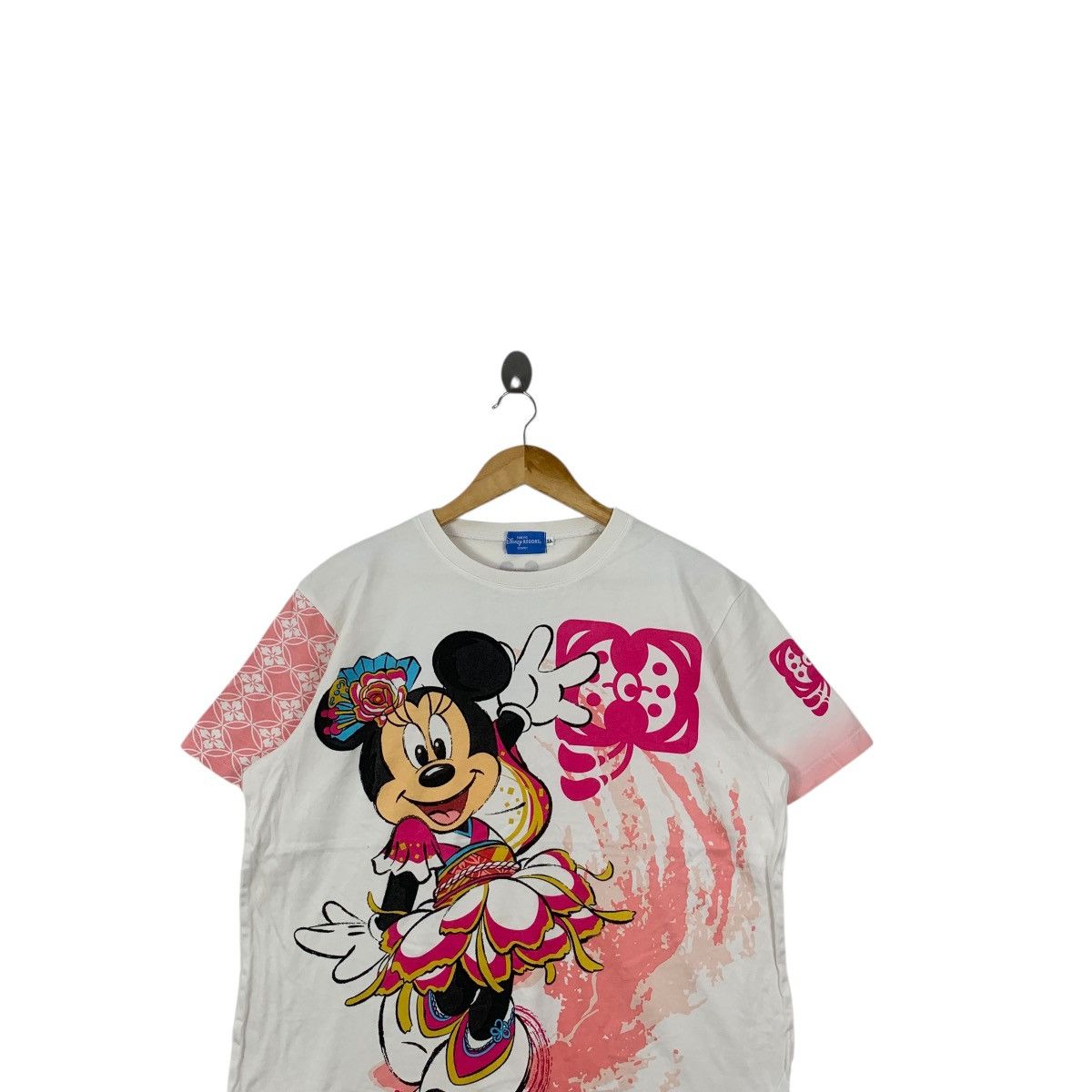 Disney TOKYO DISNEY RESORT Minnie Mouse Summer Festival Tee Shirt Size L / US 10 / IT 46 - 2 Thumbnail