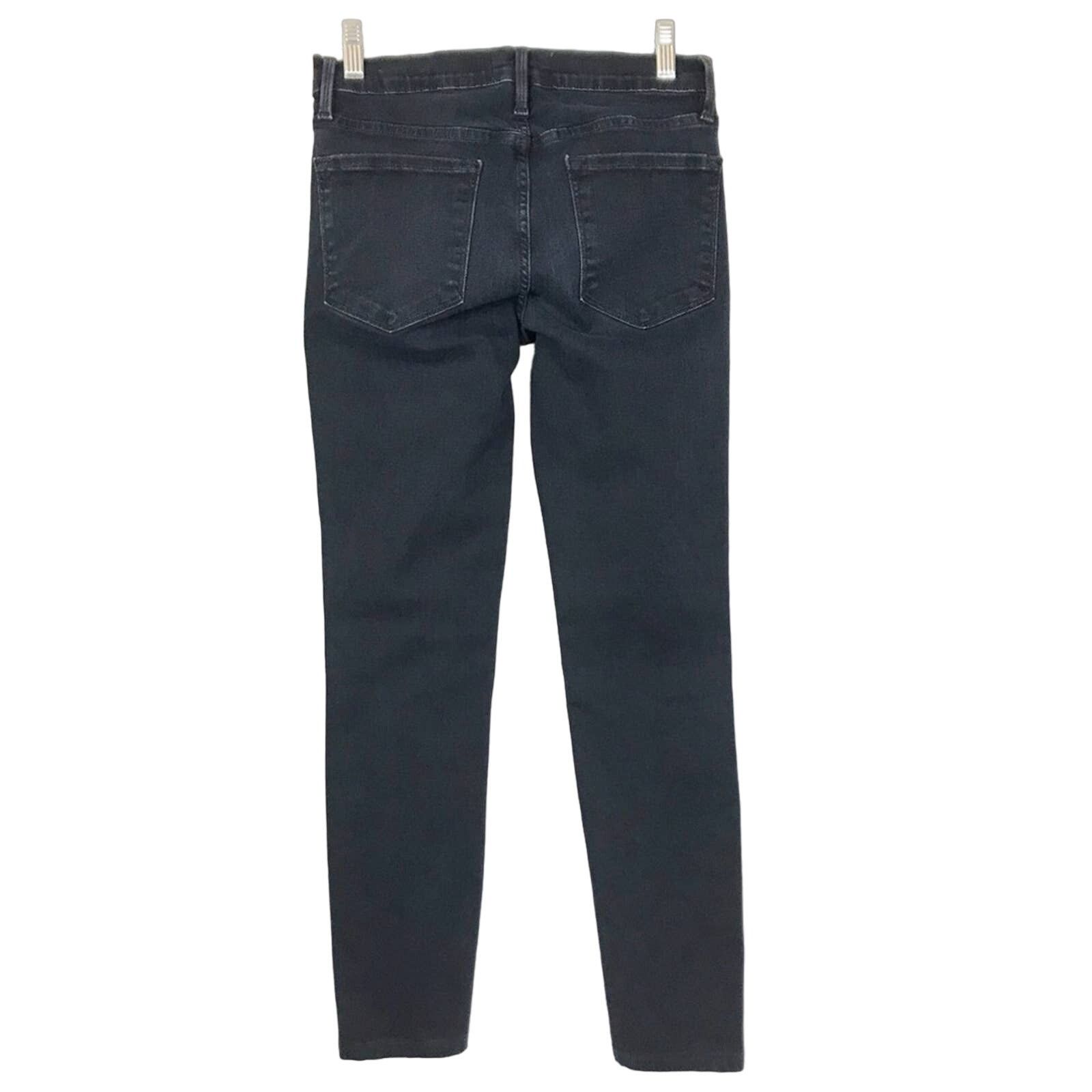 Frame Frame Denim Le Skinny de Jeanne Dark Wash Jeans Size 27" / US 4 / IT 40 - 4 Thumbnail