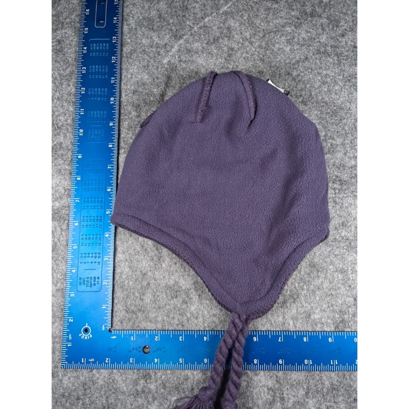 Champion Champion C9 Beanie Toque Adult OS Purple Stripe Knit Acrylic Polyester Ear Flaps Size ONE SIZE - 6 Thumbnail