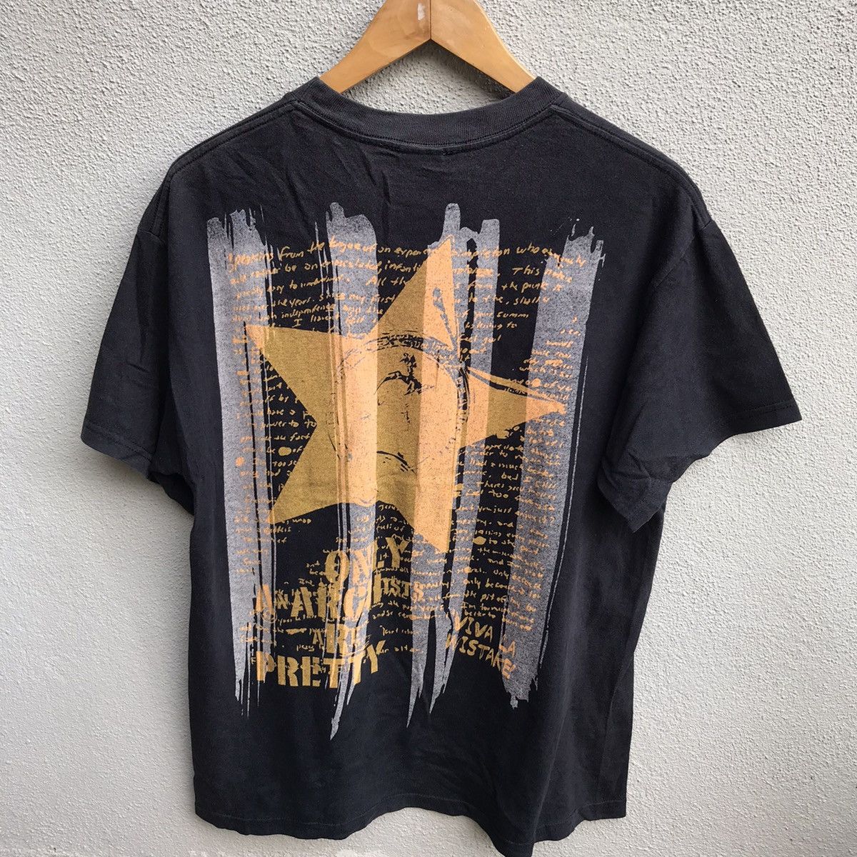 Japanese Brand × Vintage ONLY ANARCHISTS ARE PRETTY punk chaos tee Size US M / EU 48-50 / 2 - 3 Thumbnail