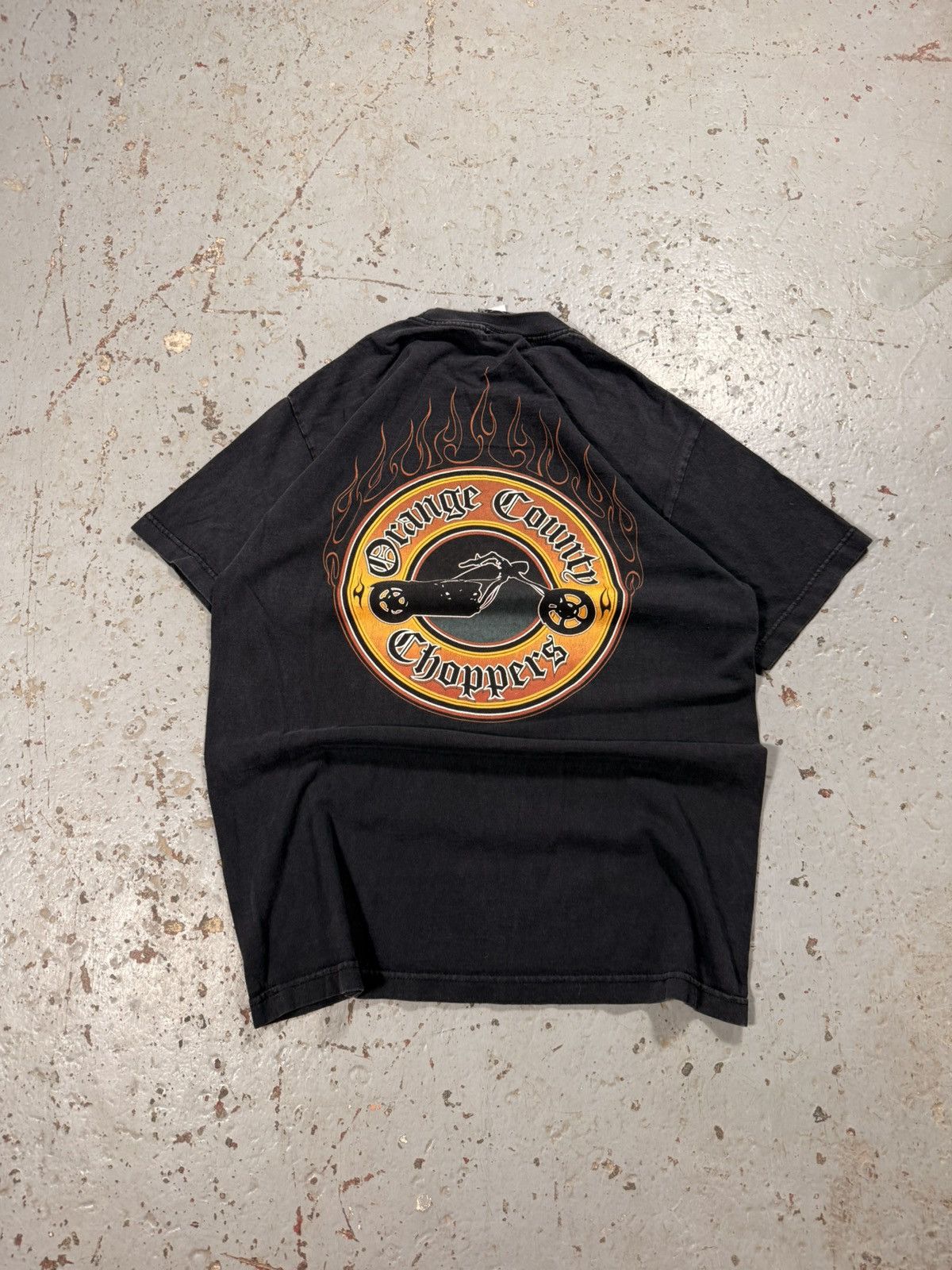 Vintage Vintage Orange County Choppers Flame Tee Size US XL / EU 56 / 4 - 1 Thumbnail