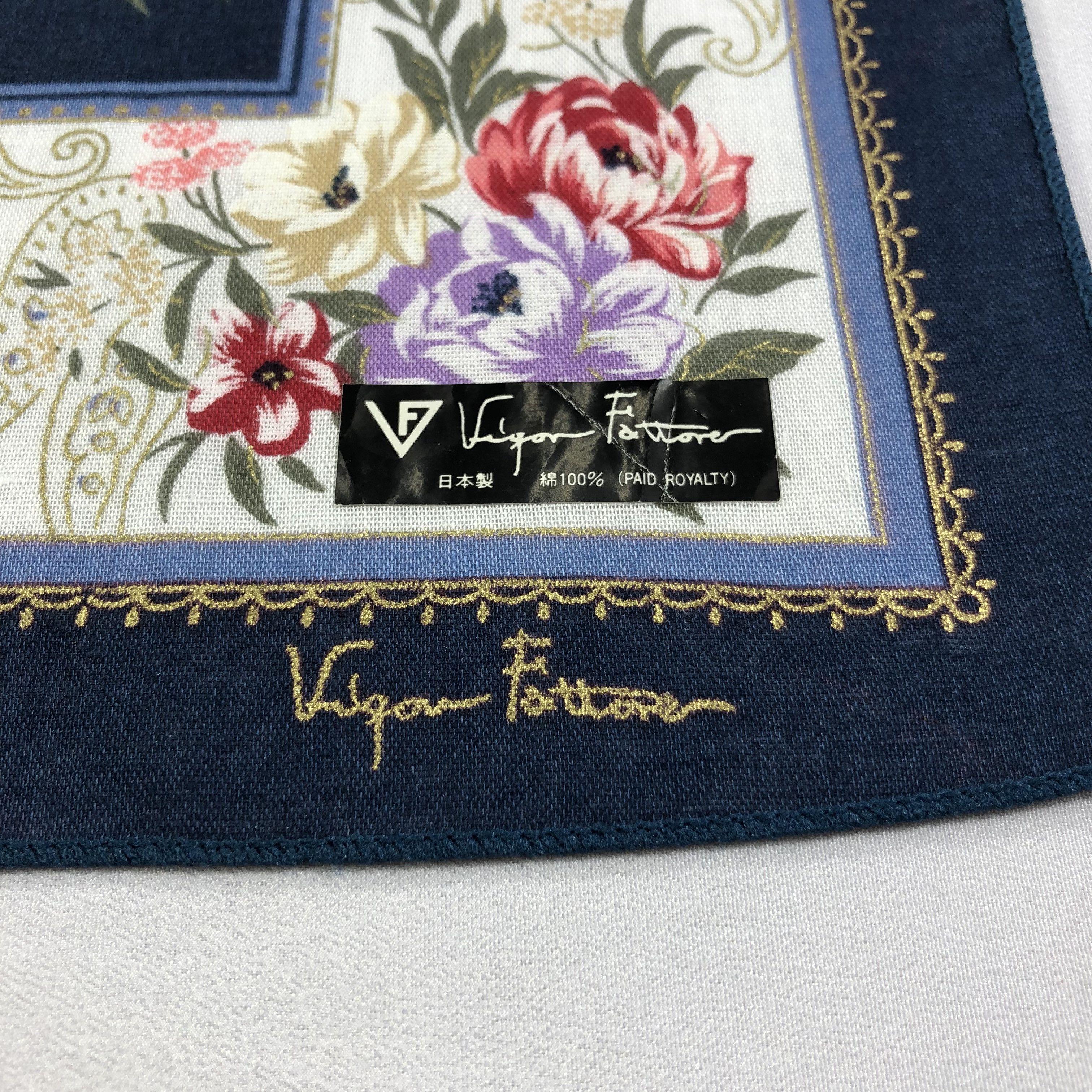Vintage Vigor Fattore Handkerchief Neckerchief Bandana H2101 Size ONE SIZE - 4 Thumbnail