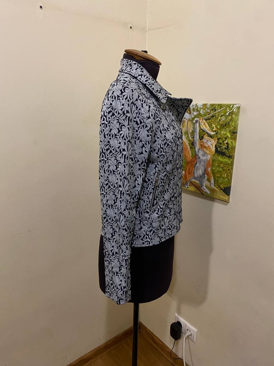 Other Helene Berman London bomber jacket black and white pattern Size XL / US 12-14 / IT 48-50 - 5 Thumbnail