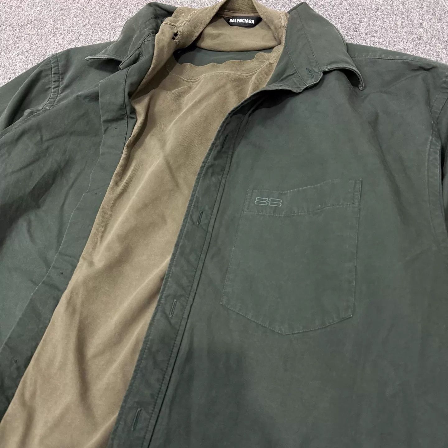 Balenciaga Balenciaga paneled shirt jacket size 3 99 new Size US L / EU 52-54 / 3 - 3 Thumbnail