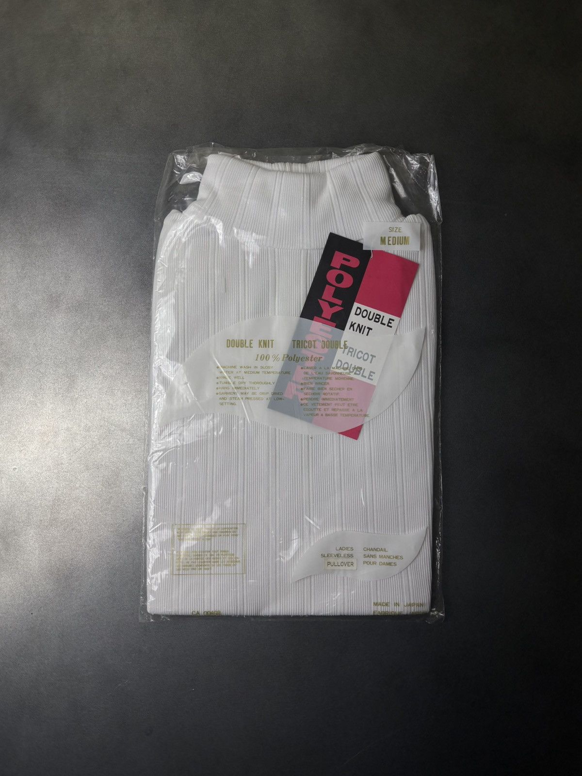 Vintage Deadstock 1970s Vintage Turtleneck Tank Top Shortsleeve Shir Size M / US 6-8 / IT 42-44 - 10 Thumbnail