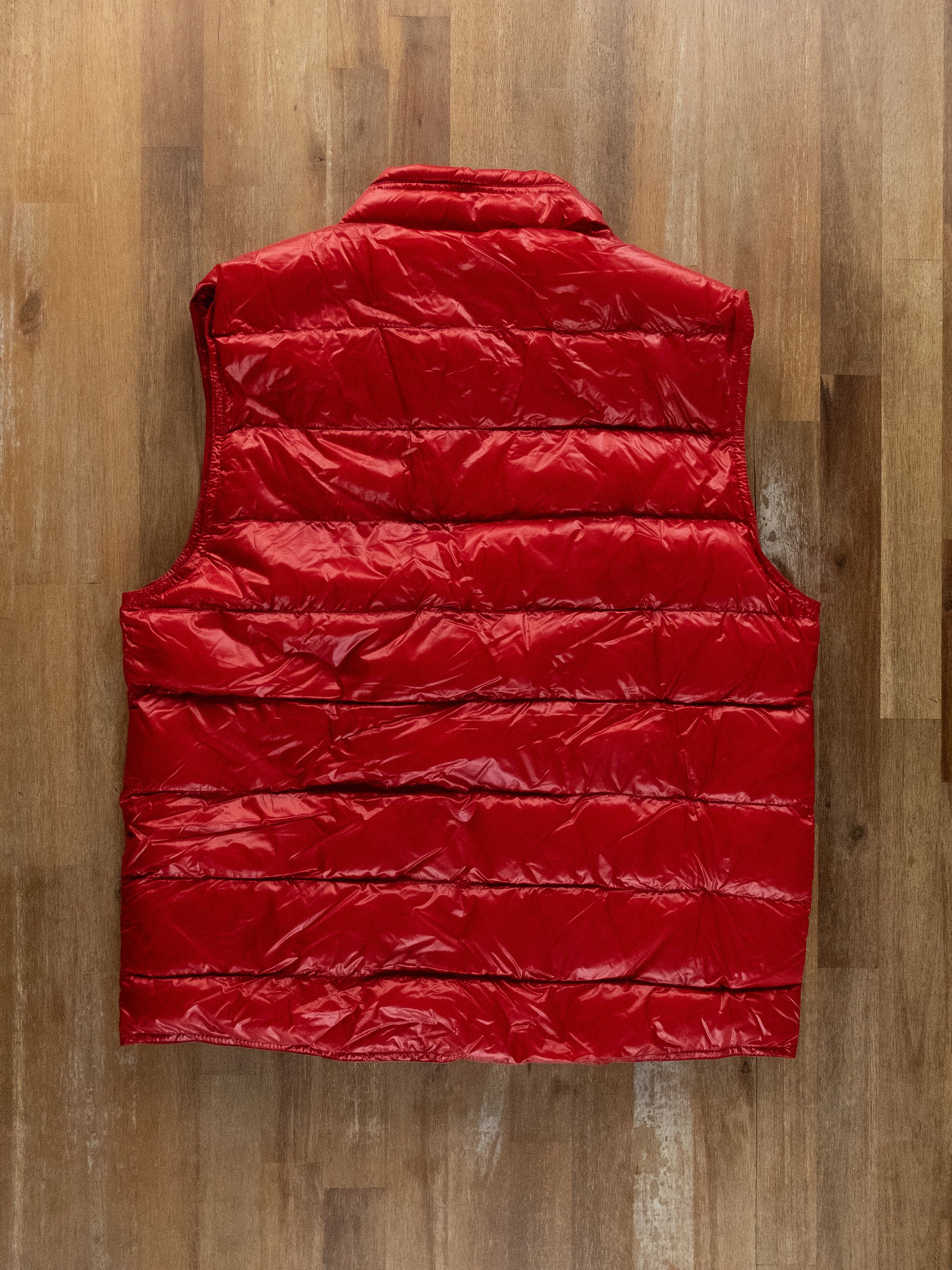 Moncler MONCLER Gui red padded quilted down vest Size 1 / Small Size US S / EU 44-46 / 1 - 9 Thumbnail