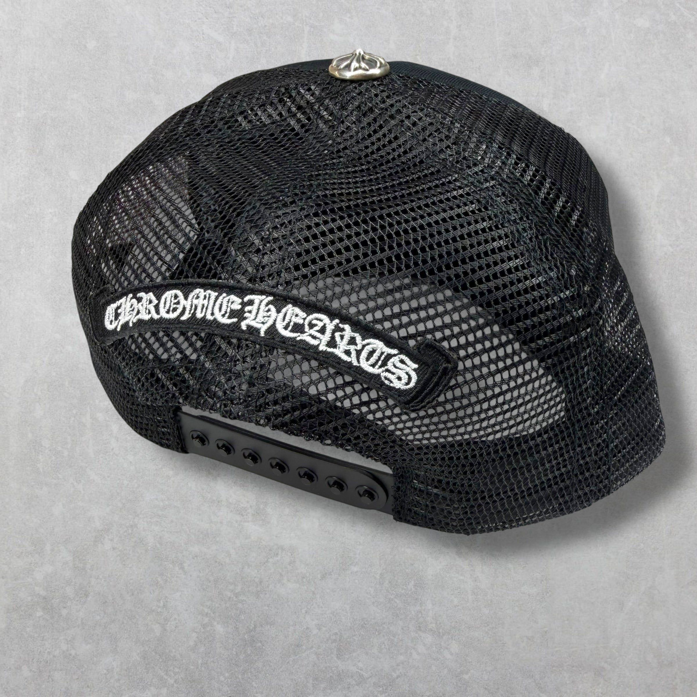 Chrome Hearts Chrome Hearts Leather Pink Fuck Patch Trucker Hat Size ONE SIZE - 3 Thumbnail