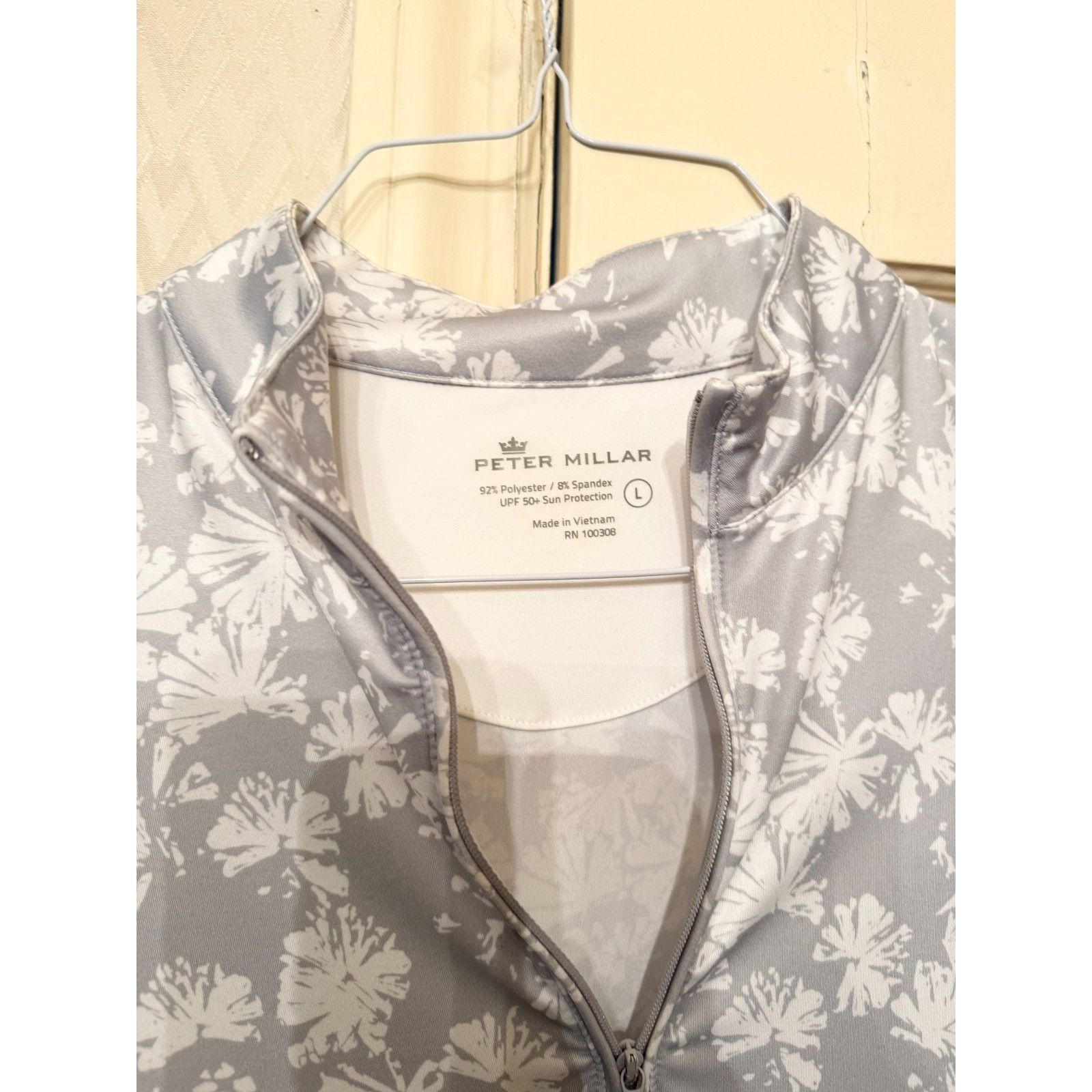 Peter Millar Peter Miller UPF 50+ Sun Protection Long Sleeve Mesh Floral Size L / US 10 / IT 46 - 3 Thumbnail