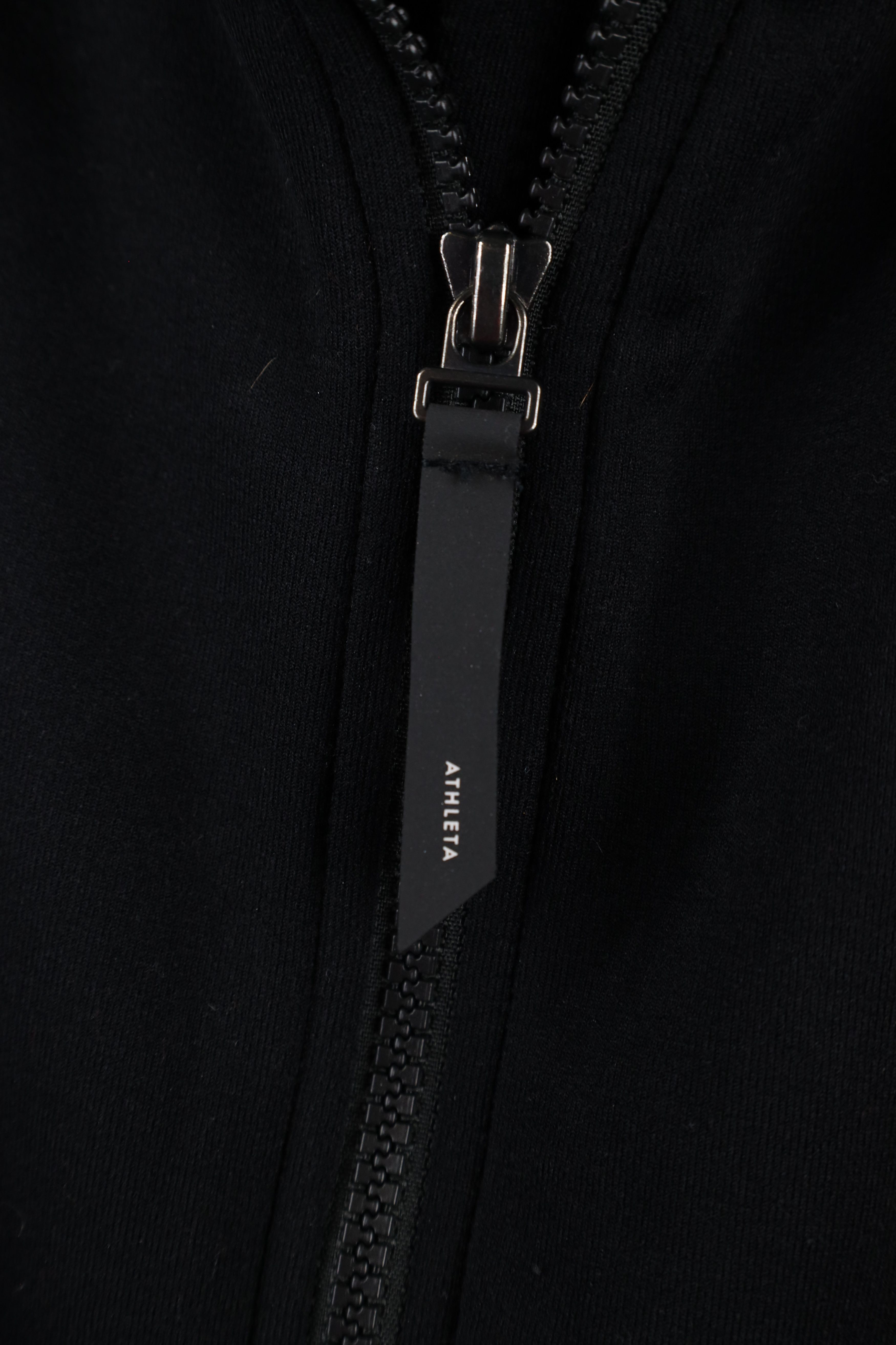 Athleta × Vintage Athleta Touch Fleece Lined Full Zip Hoodie Sweatshirt Black Size M / US 6-8 / IT 42-44 - 4 Thumbnail