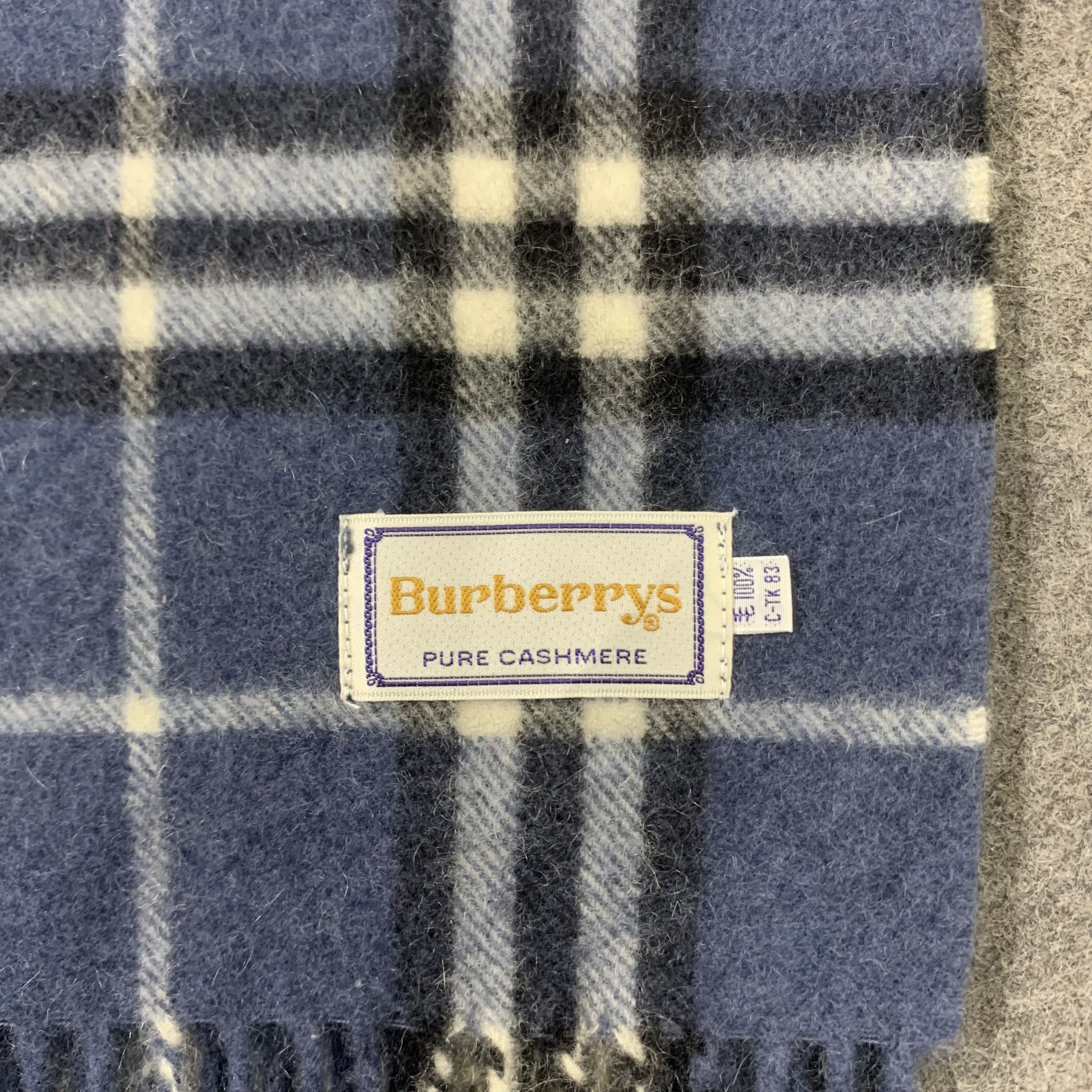 Burberry Burberry Scarf Cashmere Muffler Neck Wrap BL9307 Size ONE SIZE - 5 Thumbnail