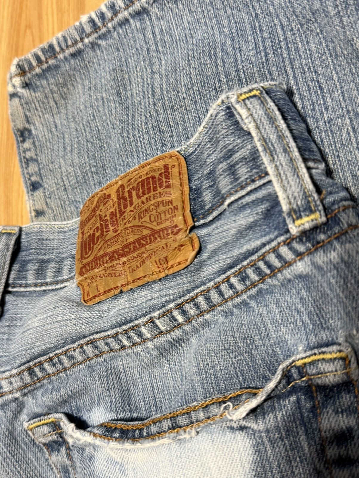Lucky Brand Lucky Brand Baggy Ripped Denim Size US 36 / EU 52 - 6 Thumbnail