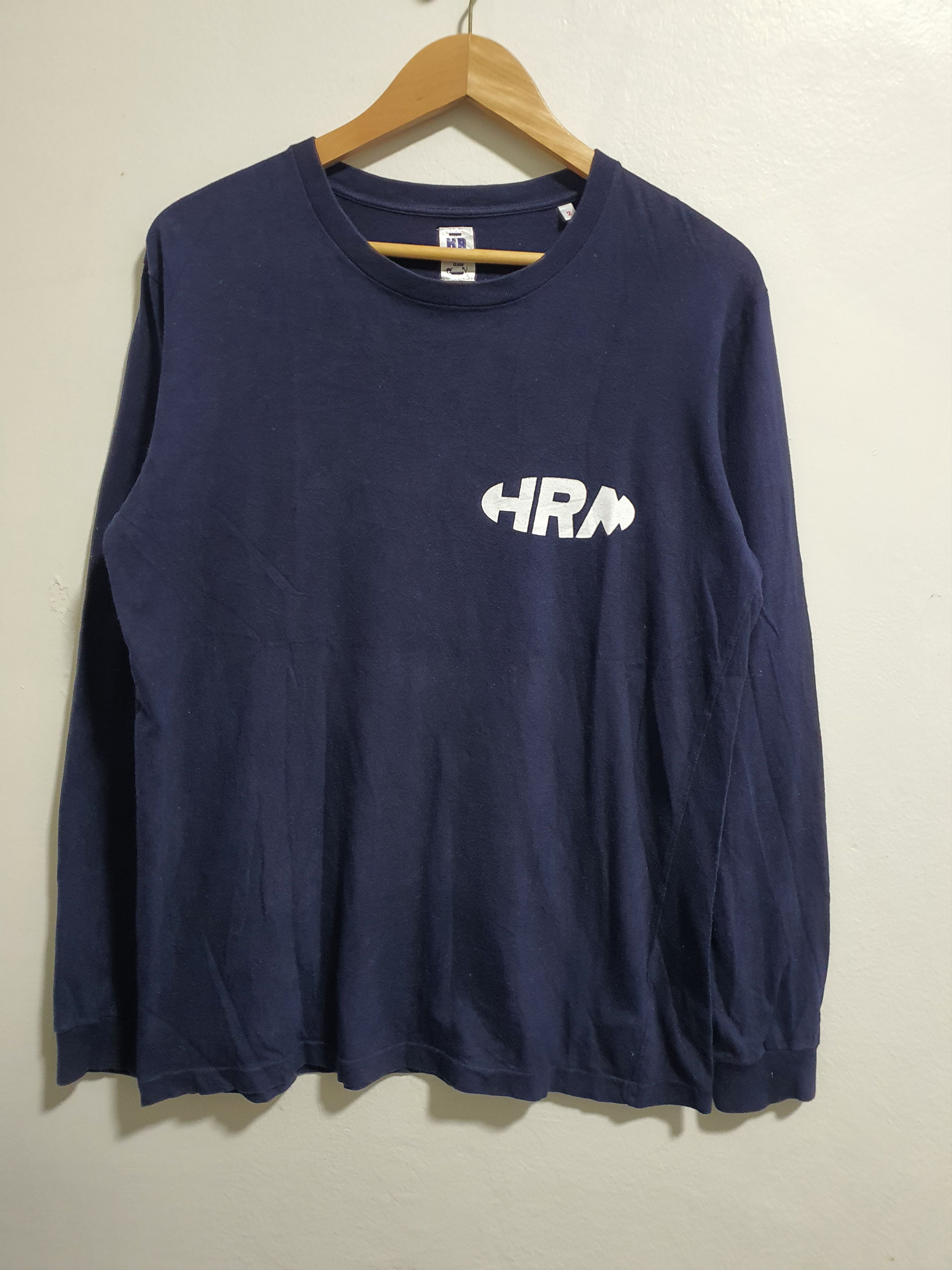 HRMTG × Japanese Brand HRM HR MARKET 20.5”/27.5” NAVY BLUE LONGSLEEVE T-SHIRT Size US M / EU 48-50 / 2 - 2 Thumbnail