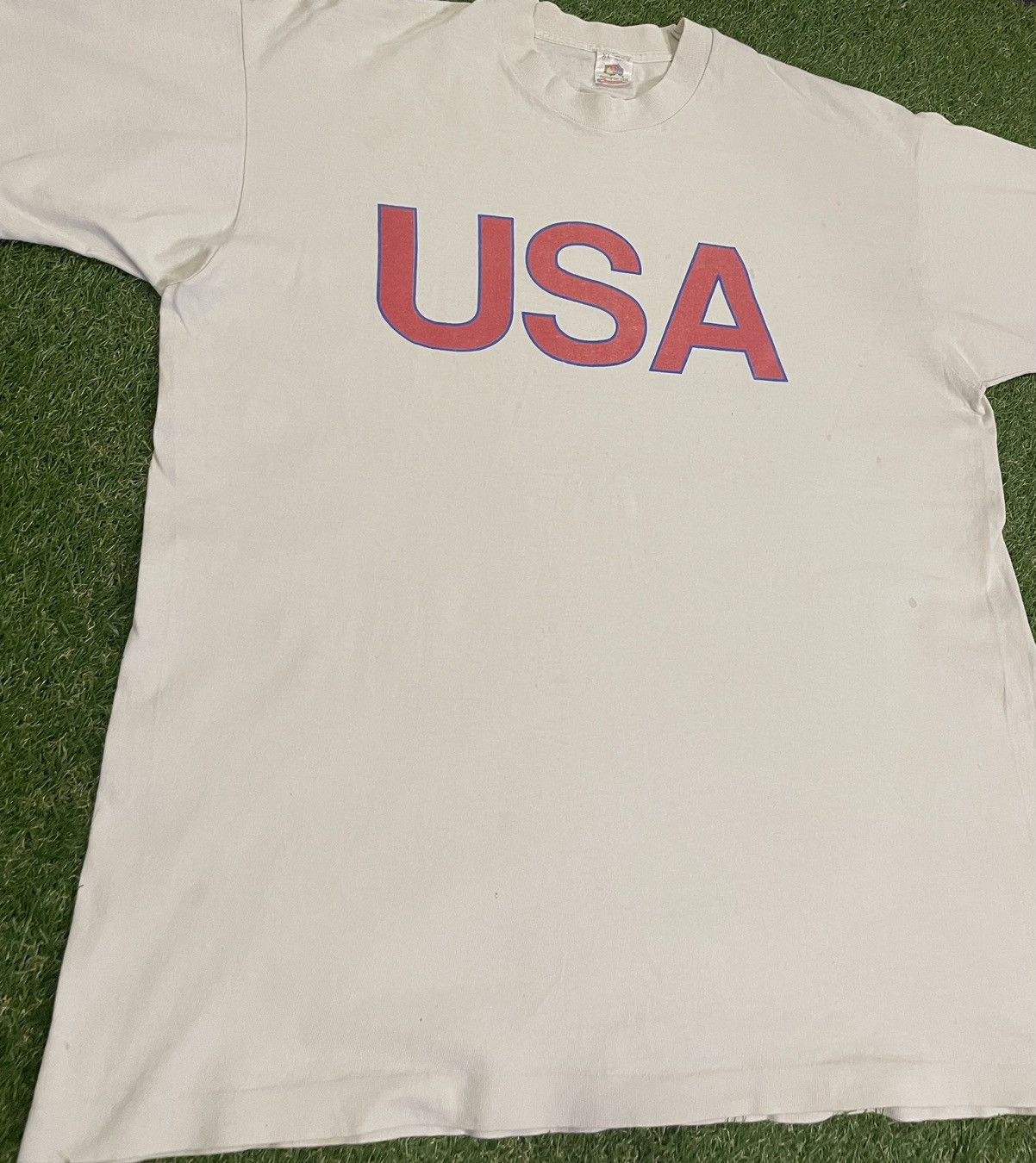 Vintage Vintage USA t-shirt 90s Size US XL / EU 56 / 4 - 2 Thumbnail