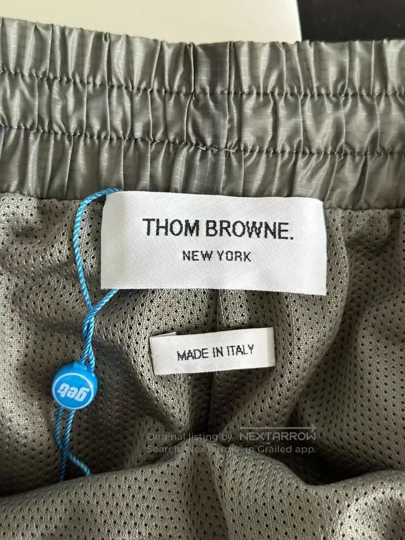 Thom Browne Thom Browne size 3 Gray nylon pants Size US 28 / EU 44 - 3 Thumbnail