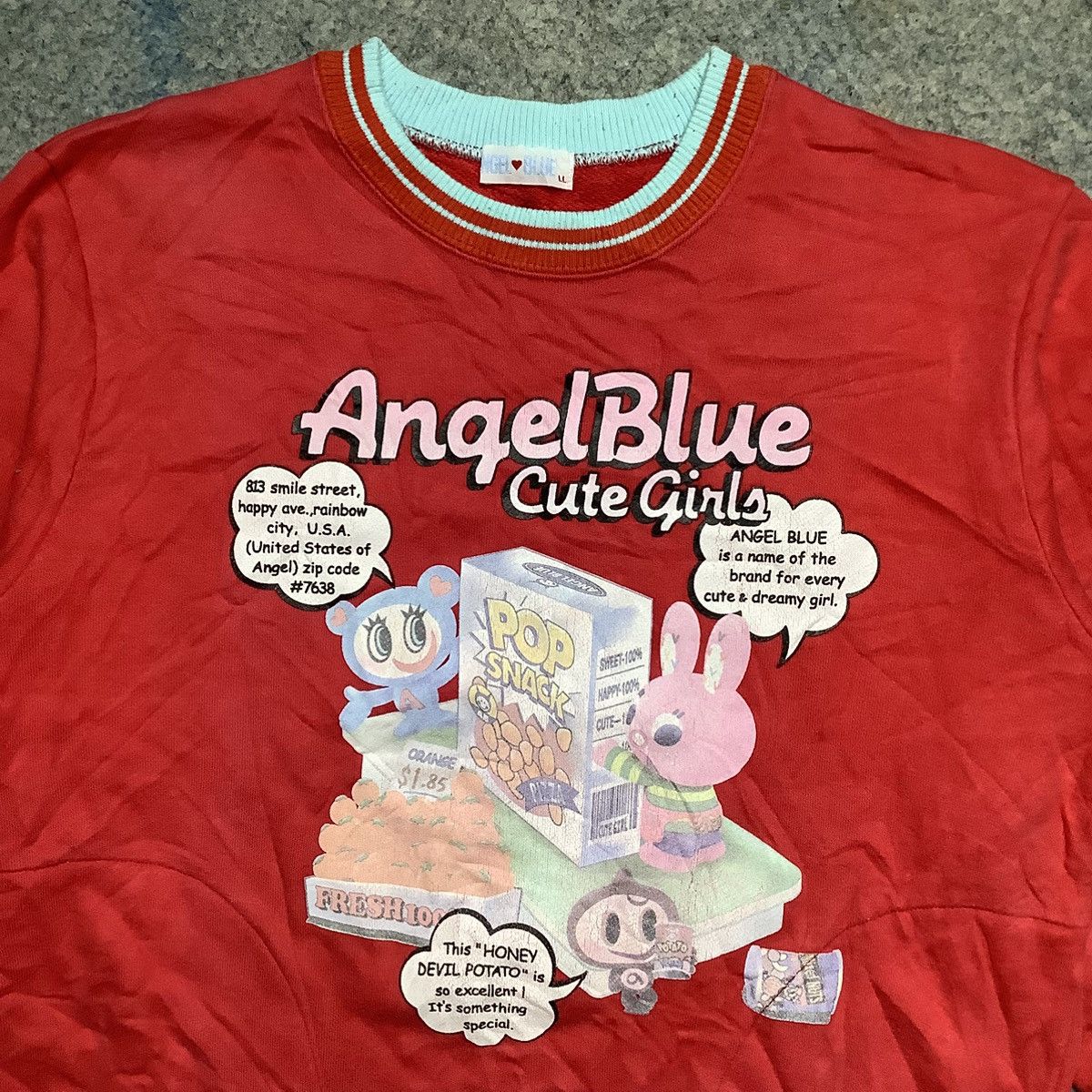 Angel Blue × Hysteric Glamour Vintage Angel Blue Sweatshirts Y2K Size US L / EU 52-54 / 3 - 2 Thumbnail
