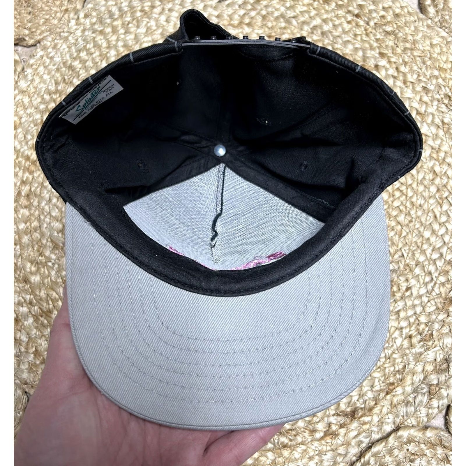 Vintage VINTAGE Sawyer Brown Country Music Snapback Hat Pin-Stripes Black Rare Baseball Cap Mens One Size Adjustable Splinter Brand Size ONE SIZE - 7 Thumbnail